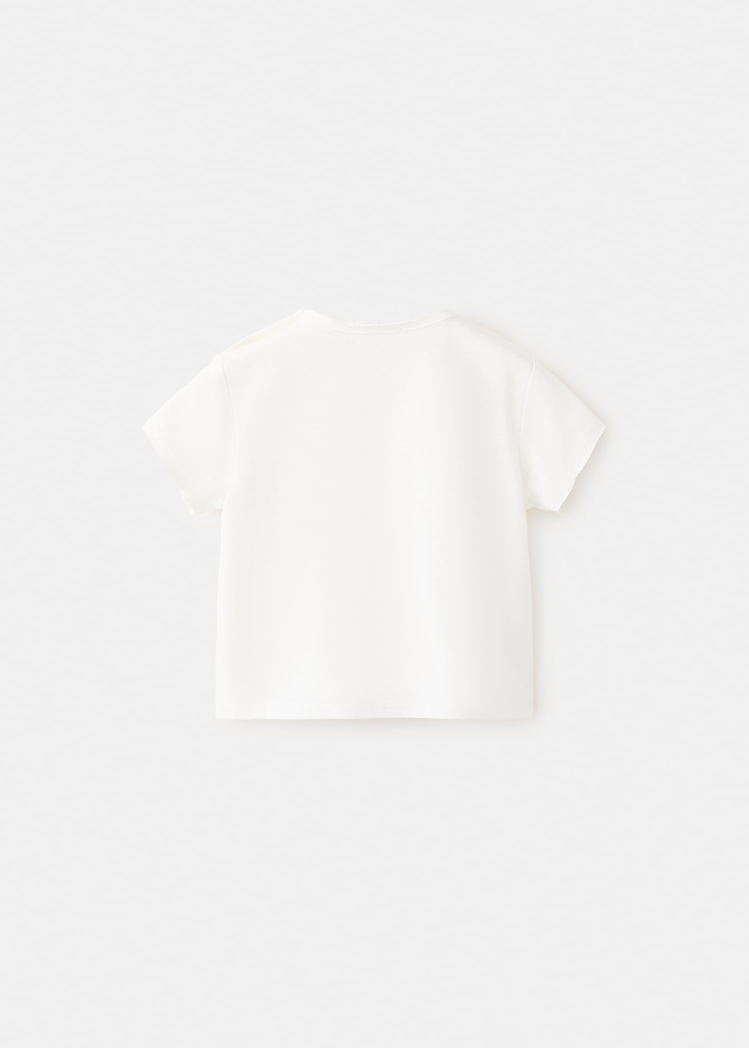 Printed cotton-blend t-shirt - Reverse of the article