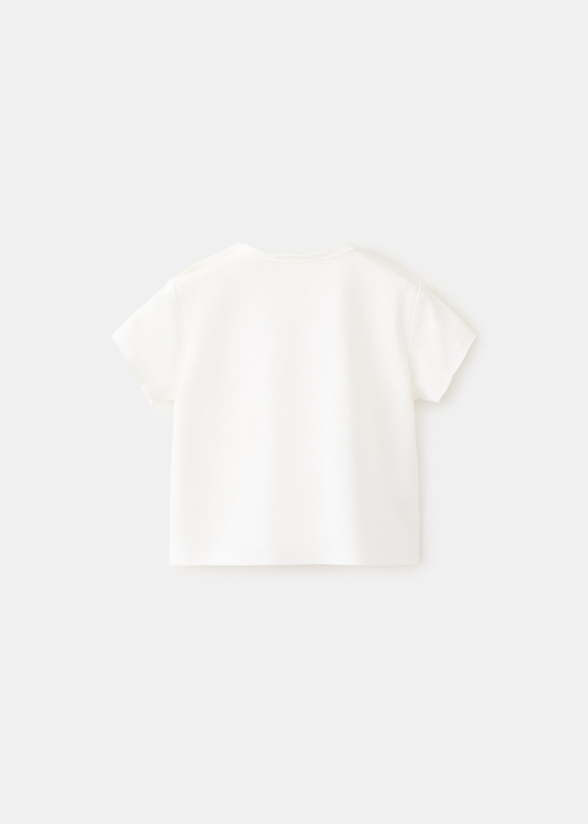 Crab cotton T-shirt - Reverse of the article, Off White. Ref: 27008272-00.