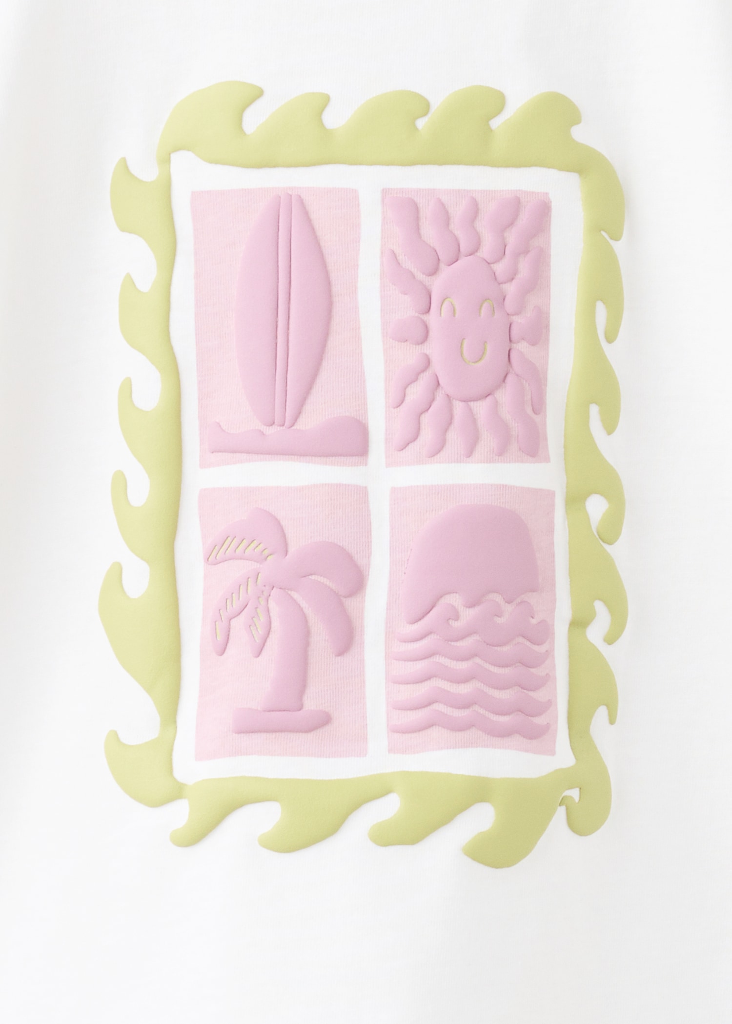 T-shirt en coton imprimé - Détail de l'article 0