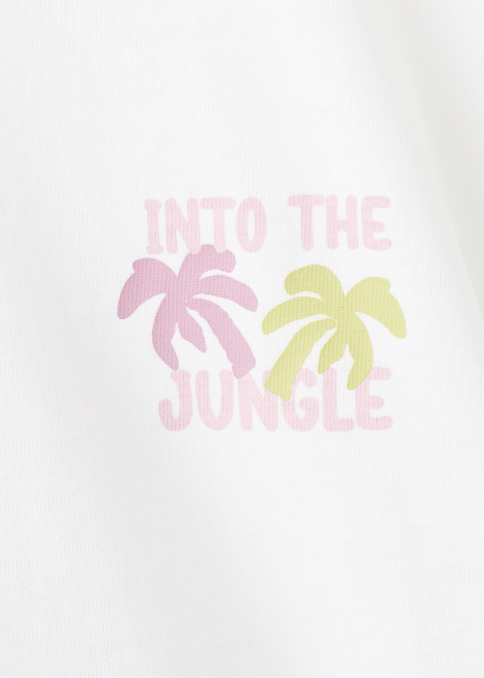 T-shirt en coton imprimé - Détail de l'article 8, Blanc. Ref: 27008279-00.