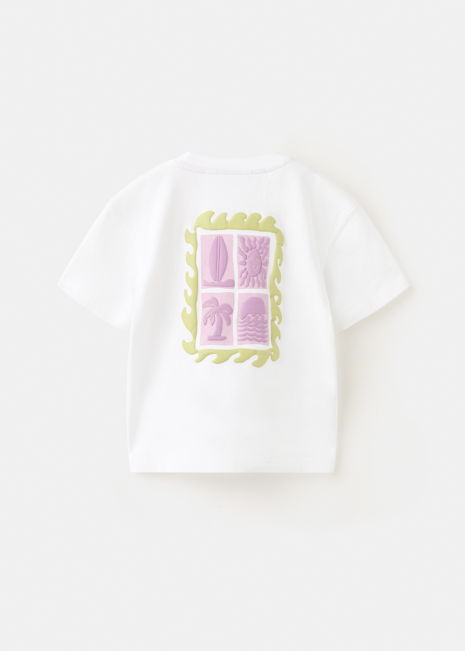 T-shirt en coton imprimé - Verso de l’article