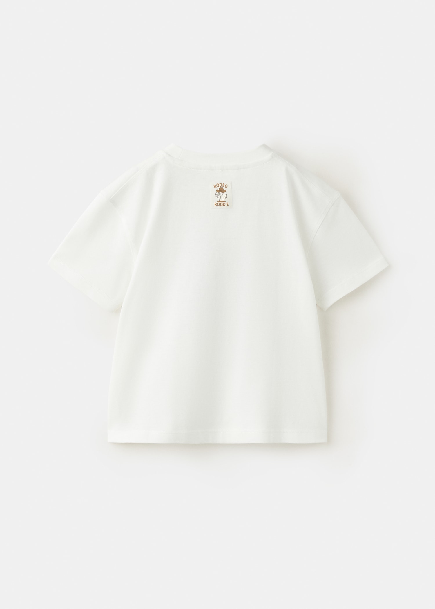 Printed cotton-blend t-shirt - Reverse of the article