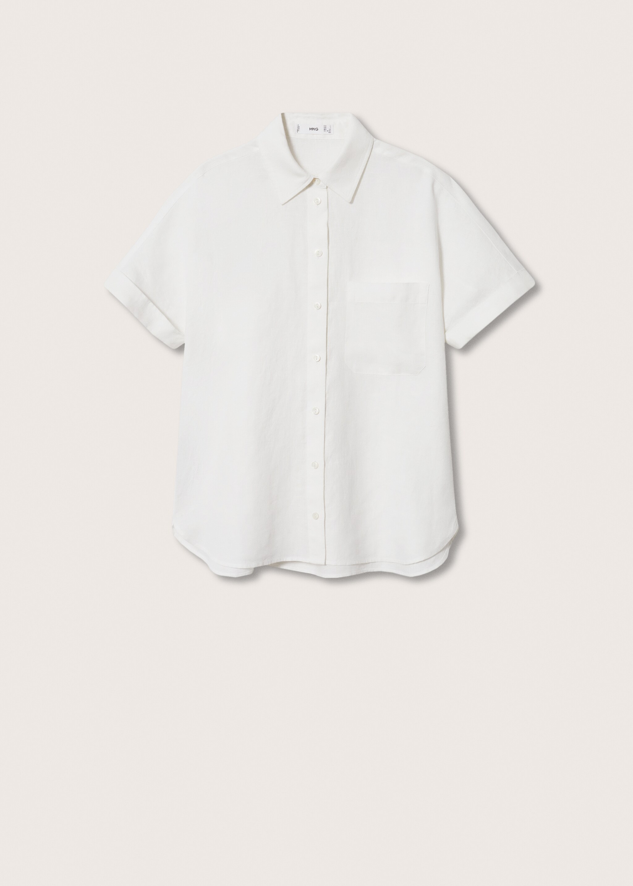 Linen 100% shirt - Article without model