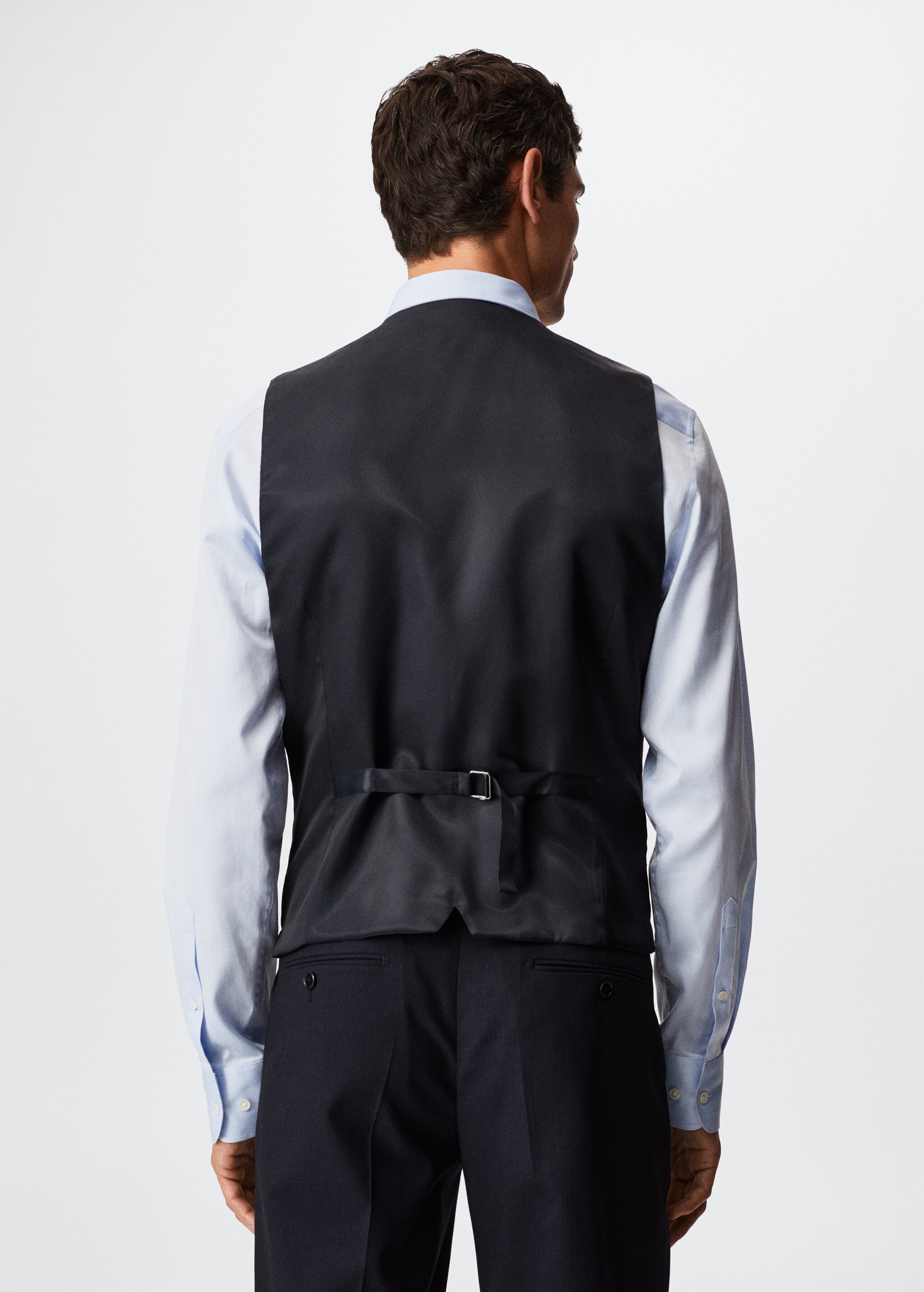 Slim Fit Anzugweste - Rückseite des Artikels