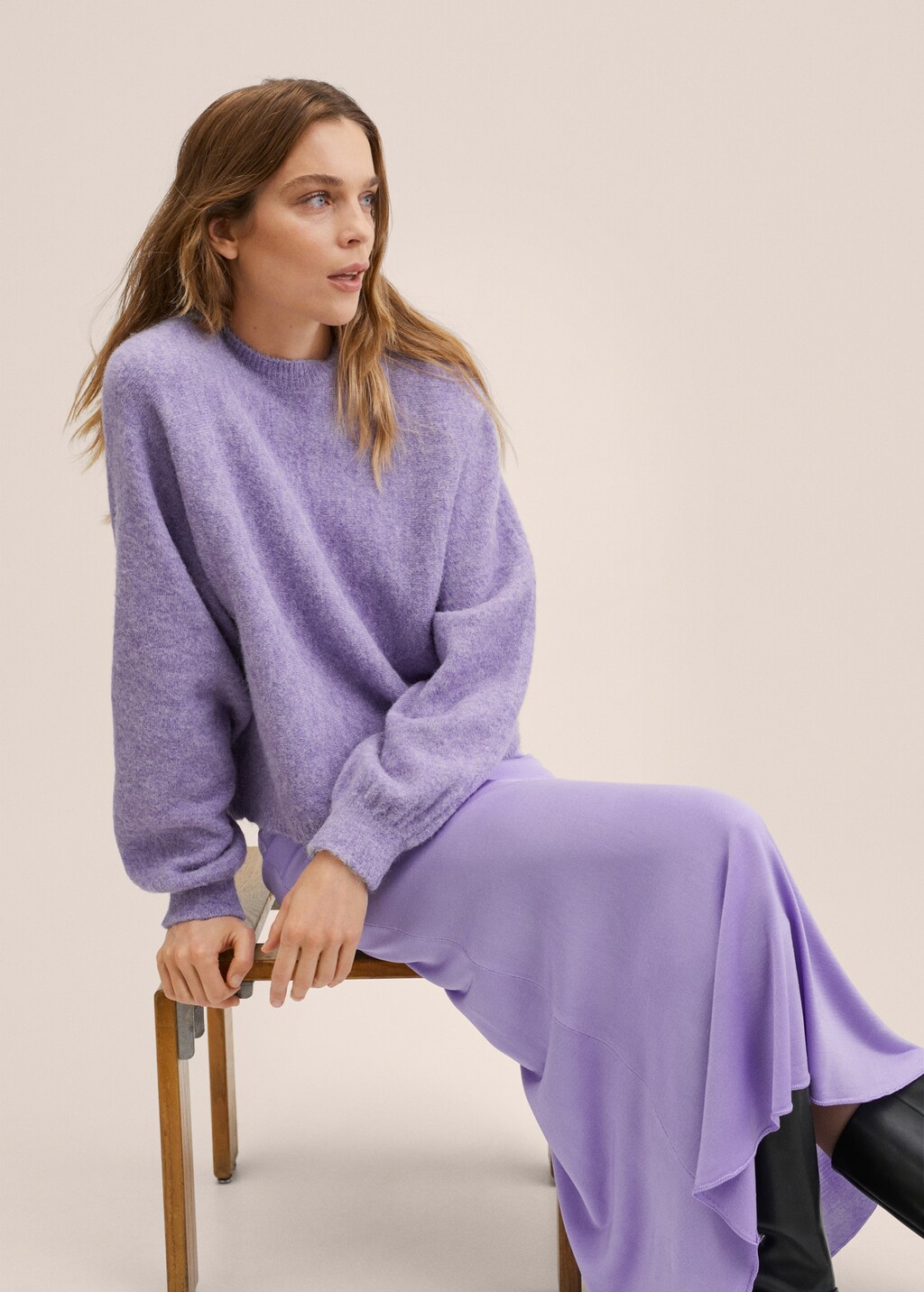 Pull over manches chauve souris Femme MANGO Burkina Faso