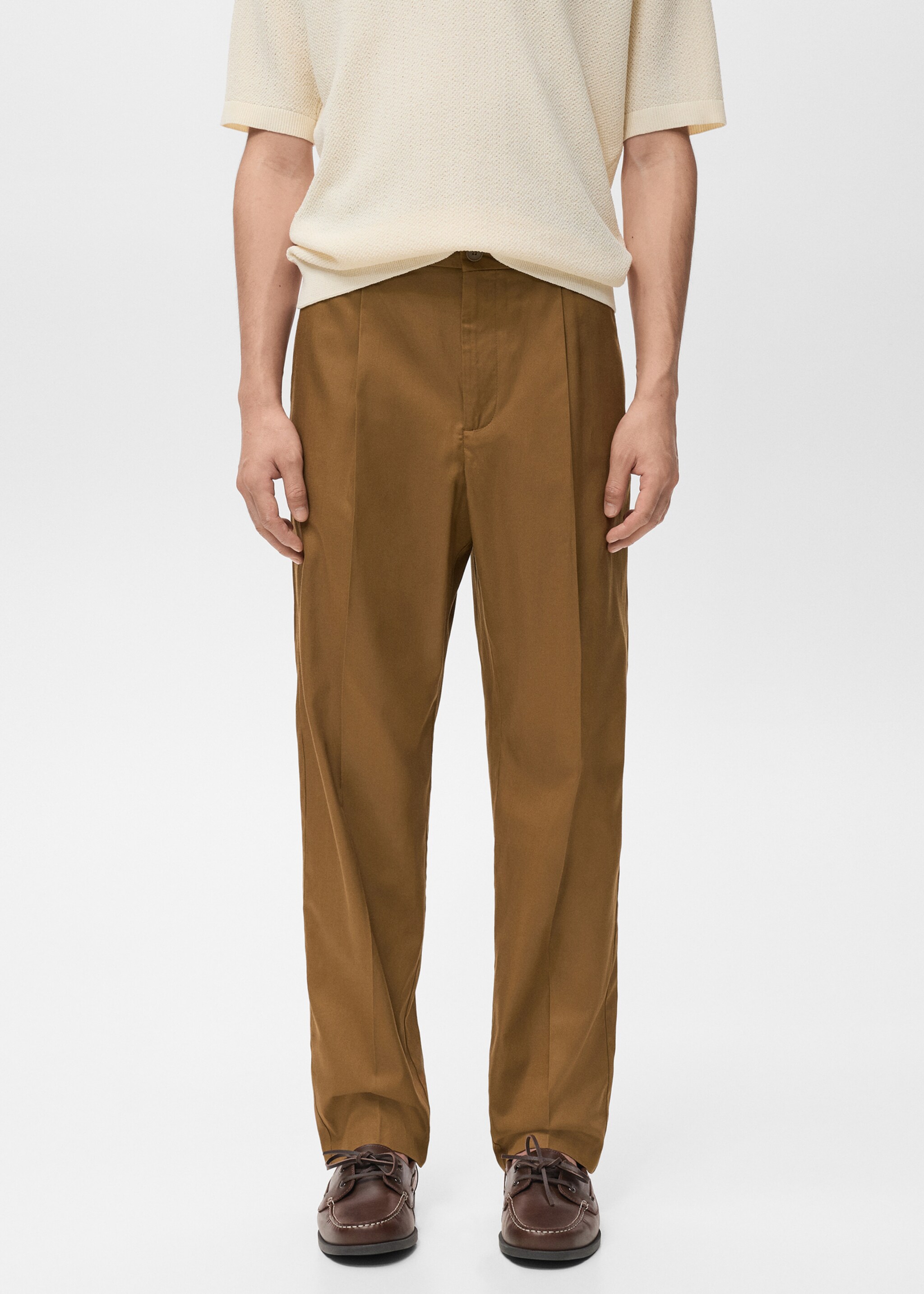 Pantalon lighter - Plan moyen, Marron. Ref: 27011191-00.