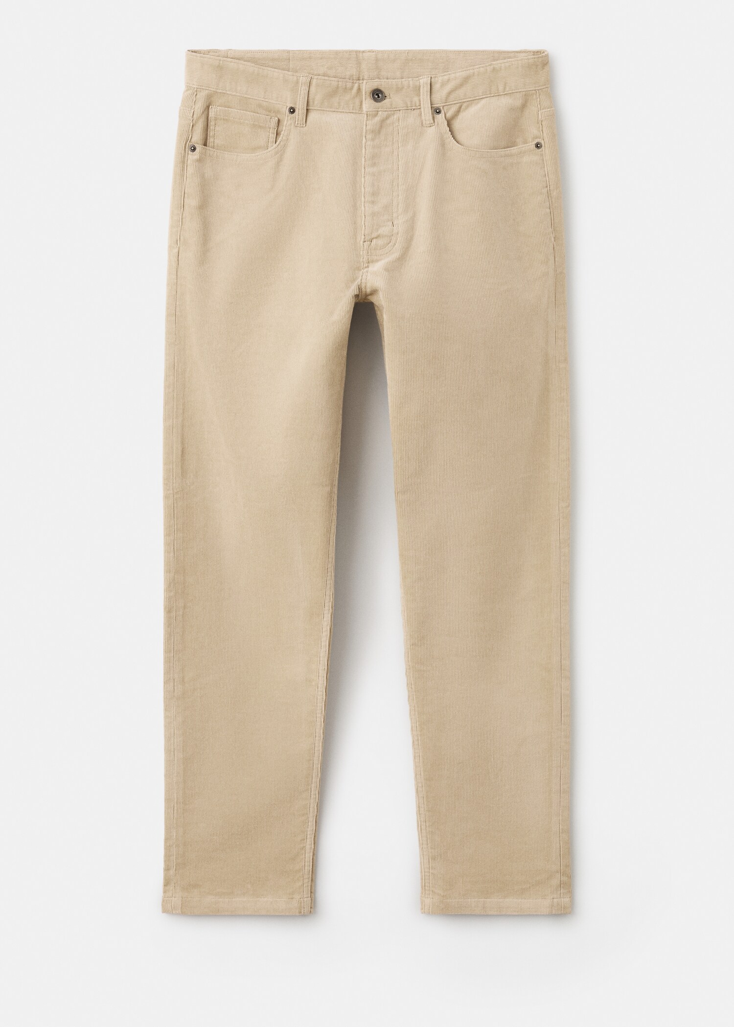 Corduroy regular-fit trousers - Article without model