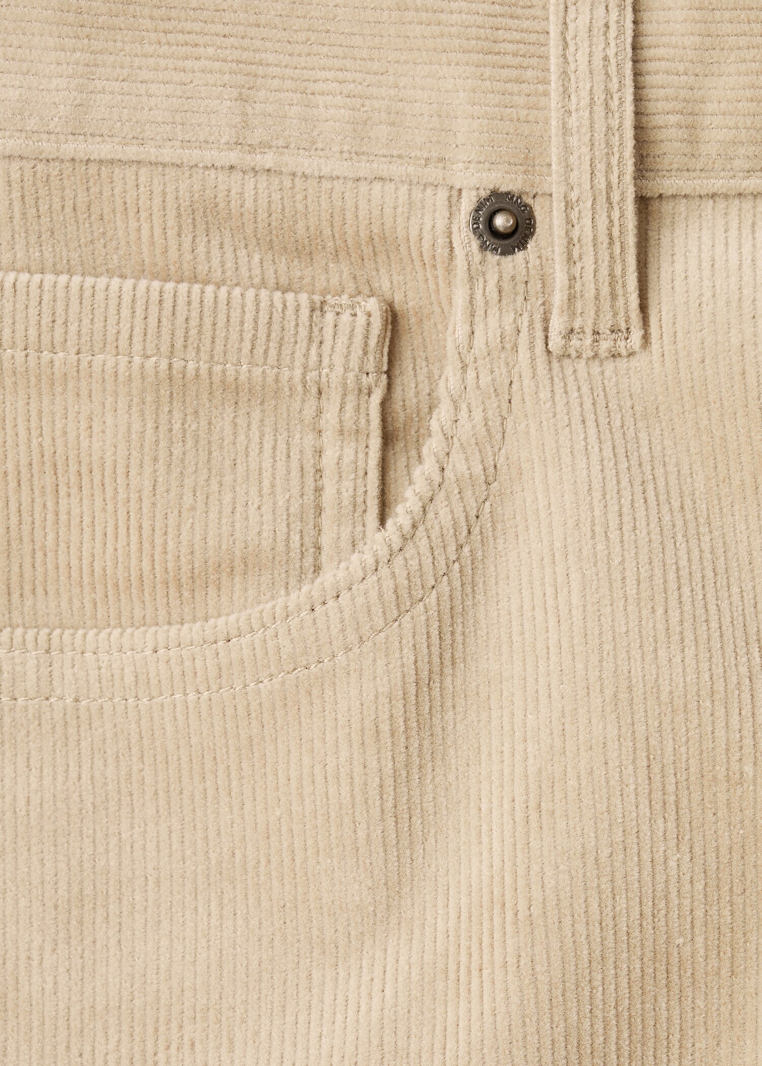 Corduroy regular-fit trousers - Details of the article 0