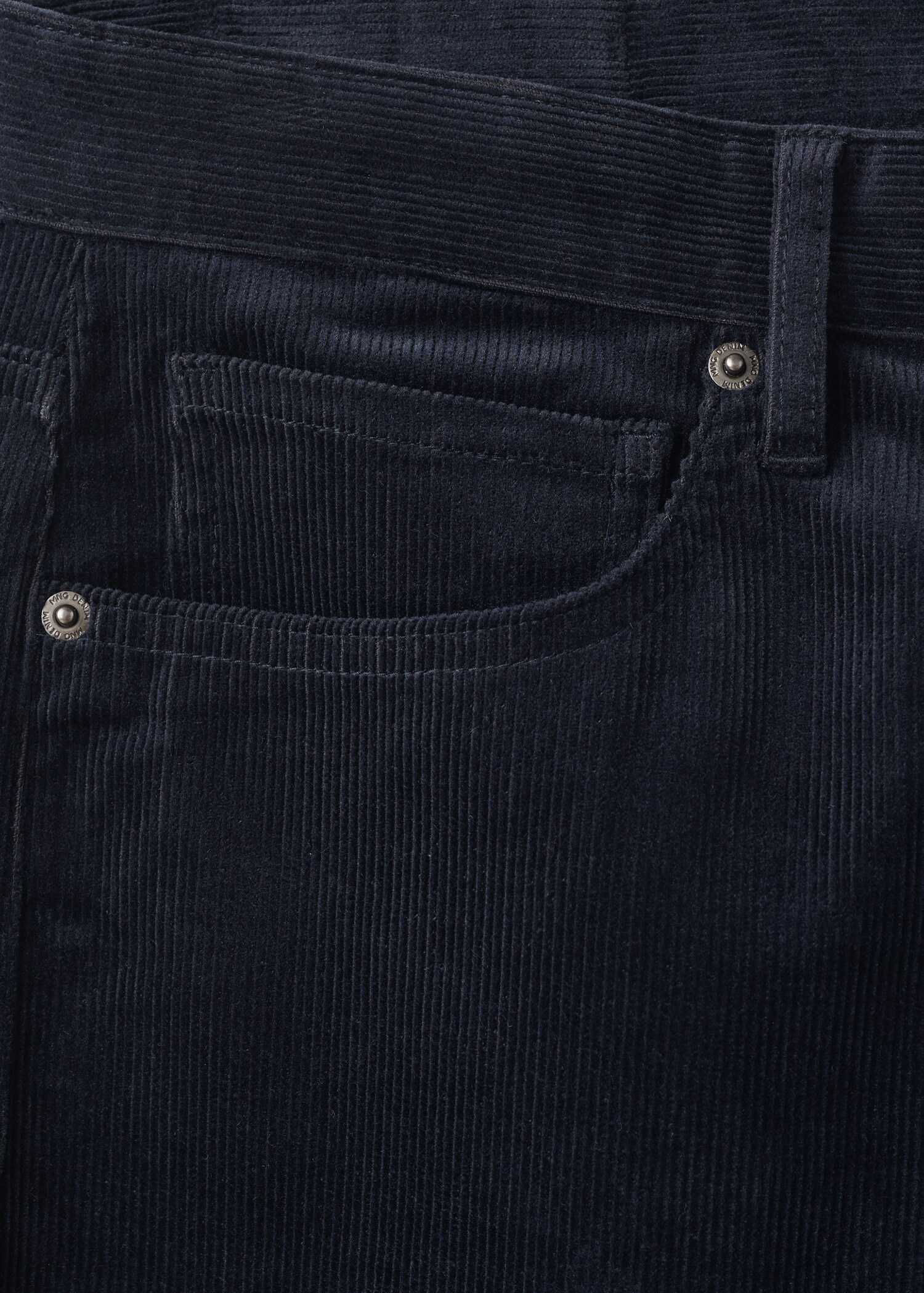 Corduroy regular-fit trousers - Details of the article 0