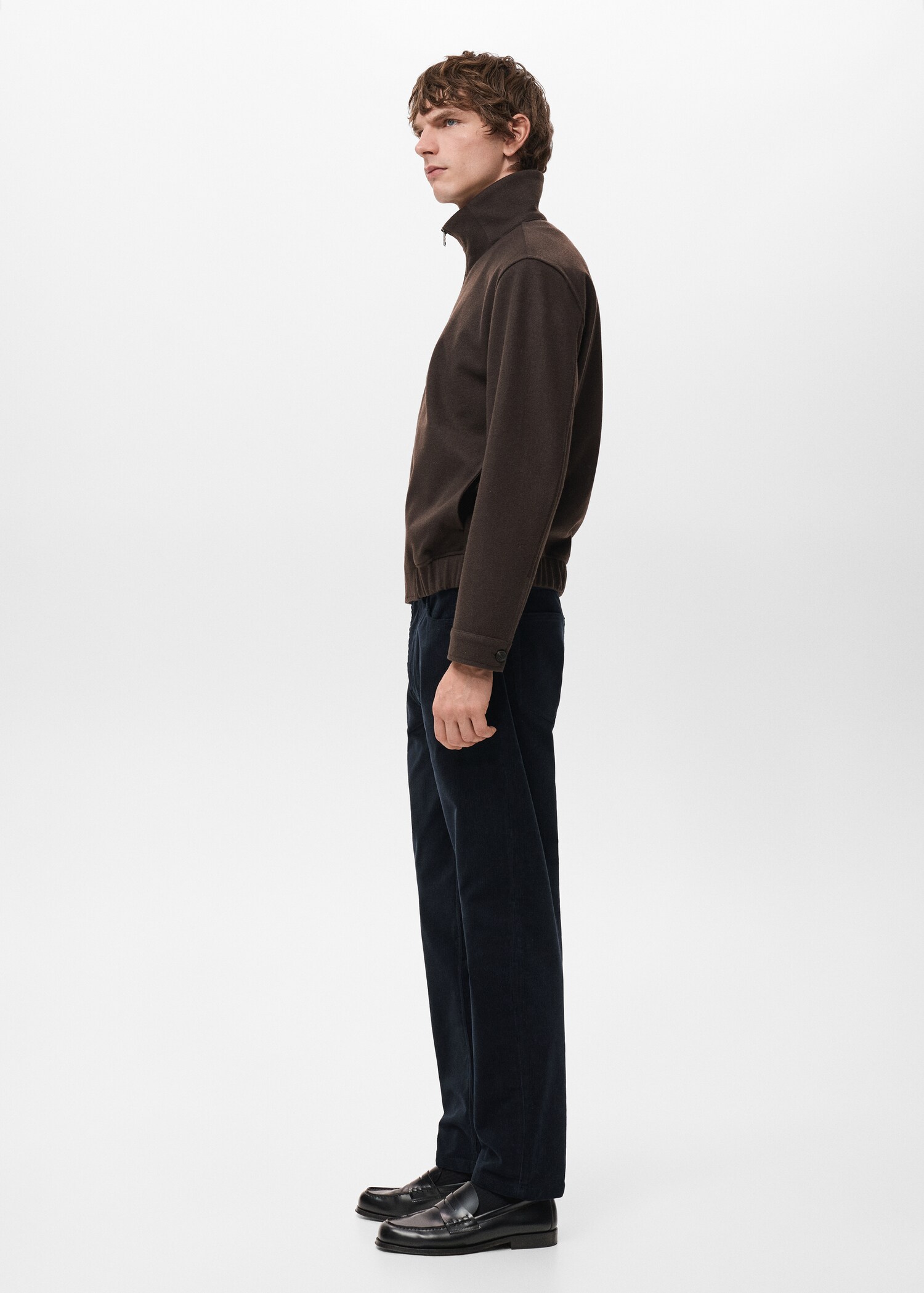 Corduroy regular-fit trousers - Details of the article 2