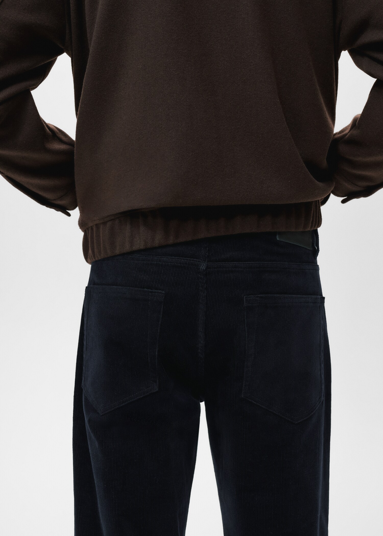 Corduroy regular-fit trousers - Details of the article 6
