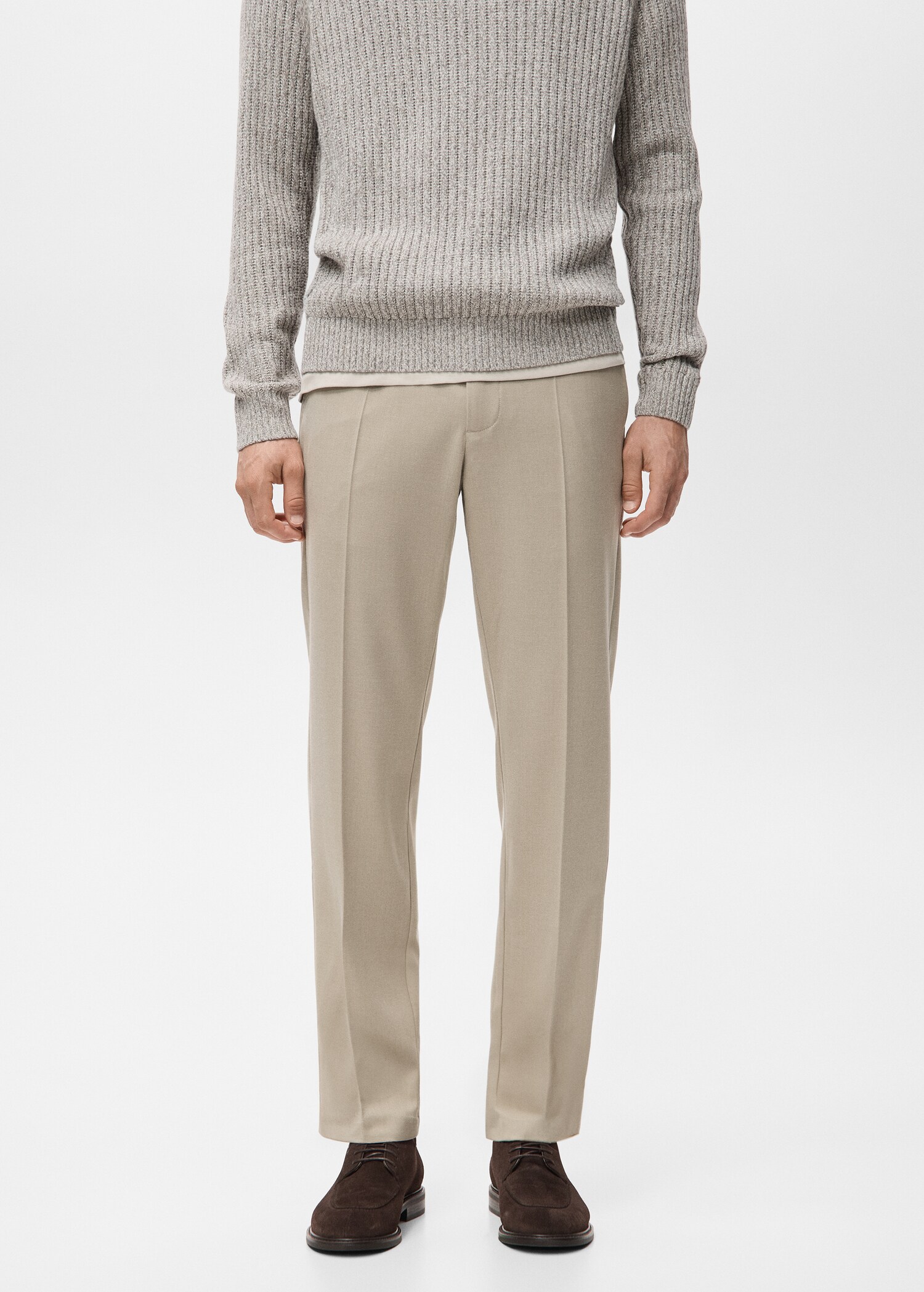 سروال منتظم فضفاض - رؤية وسط