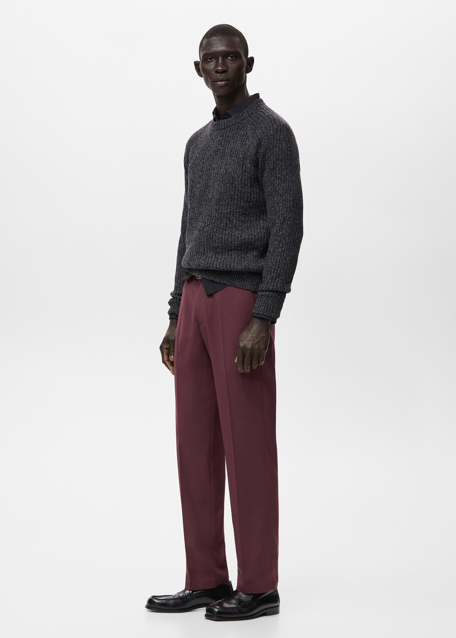 Fluid regular-fit trousers - Details of the article 2