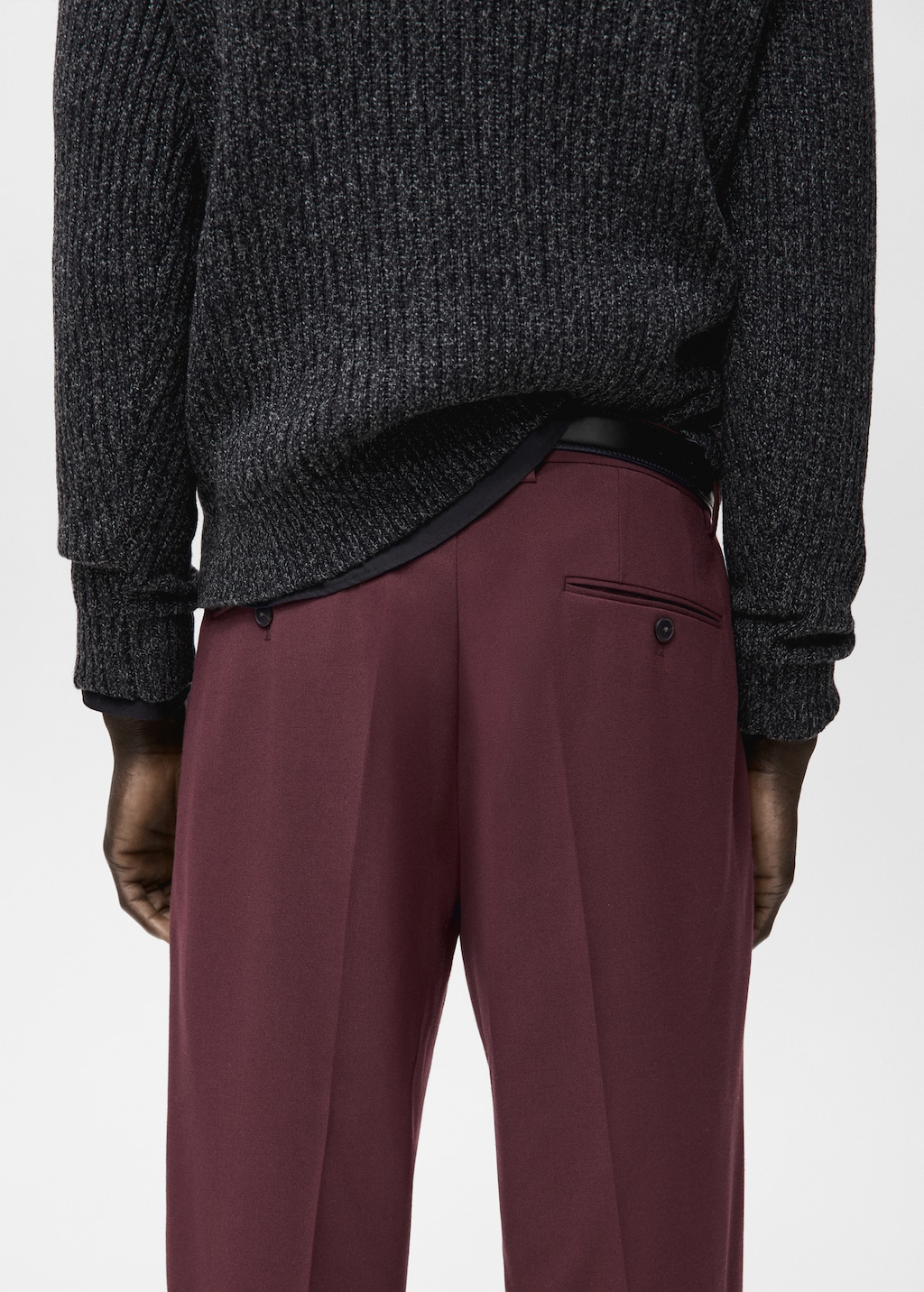 Fluid regular-fit trousers