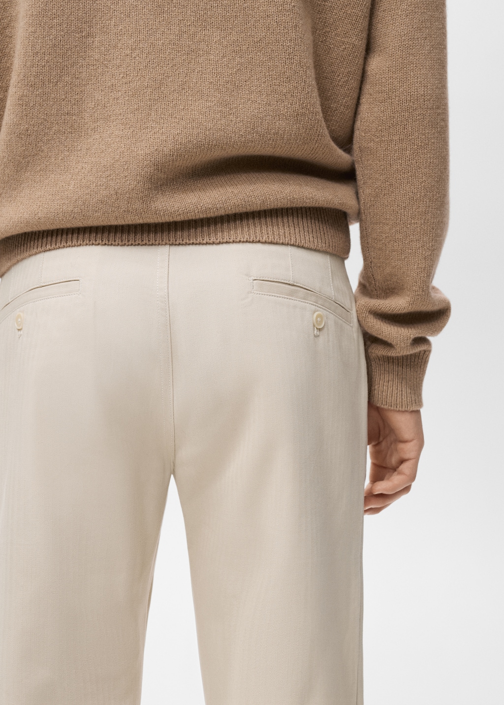 Regular-fit cotton pants