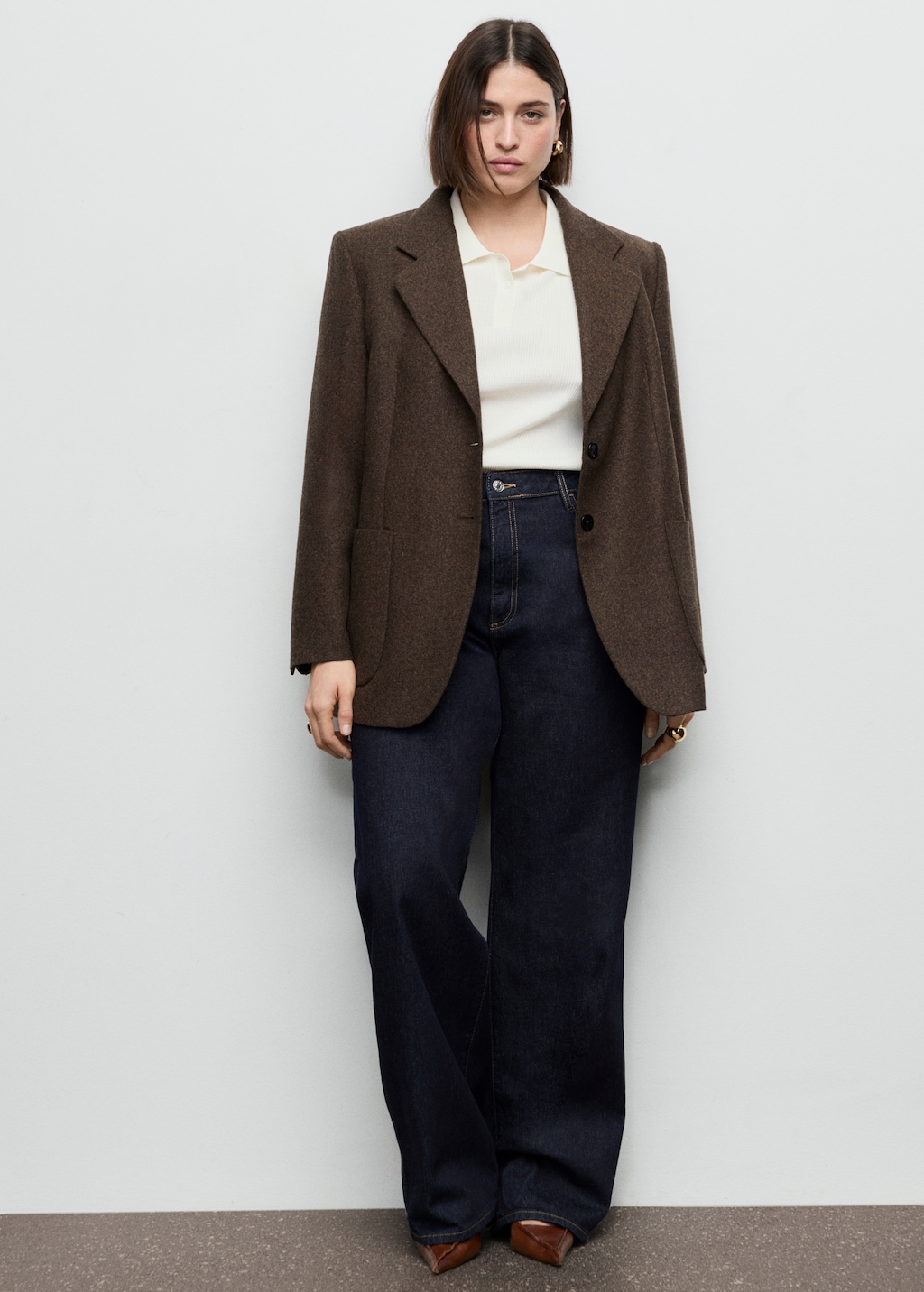 Danila high-waisted wide-leg jeans