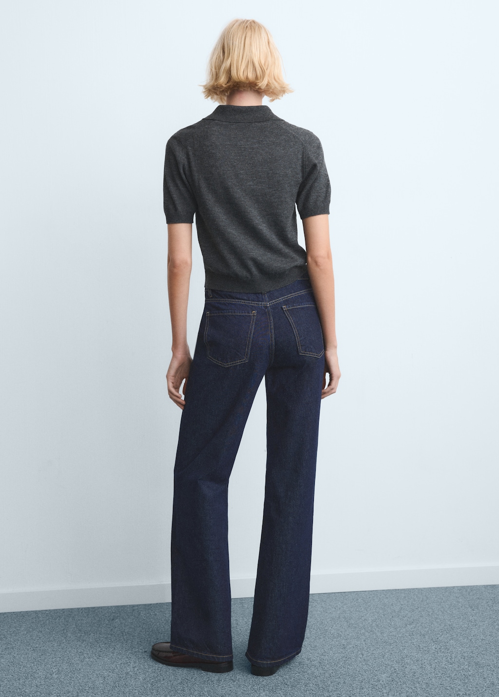 Mango Danila high-waisted wide leg jeans