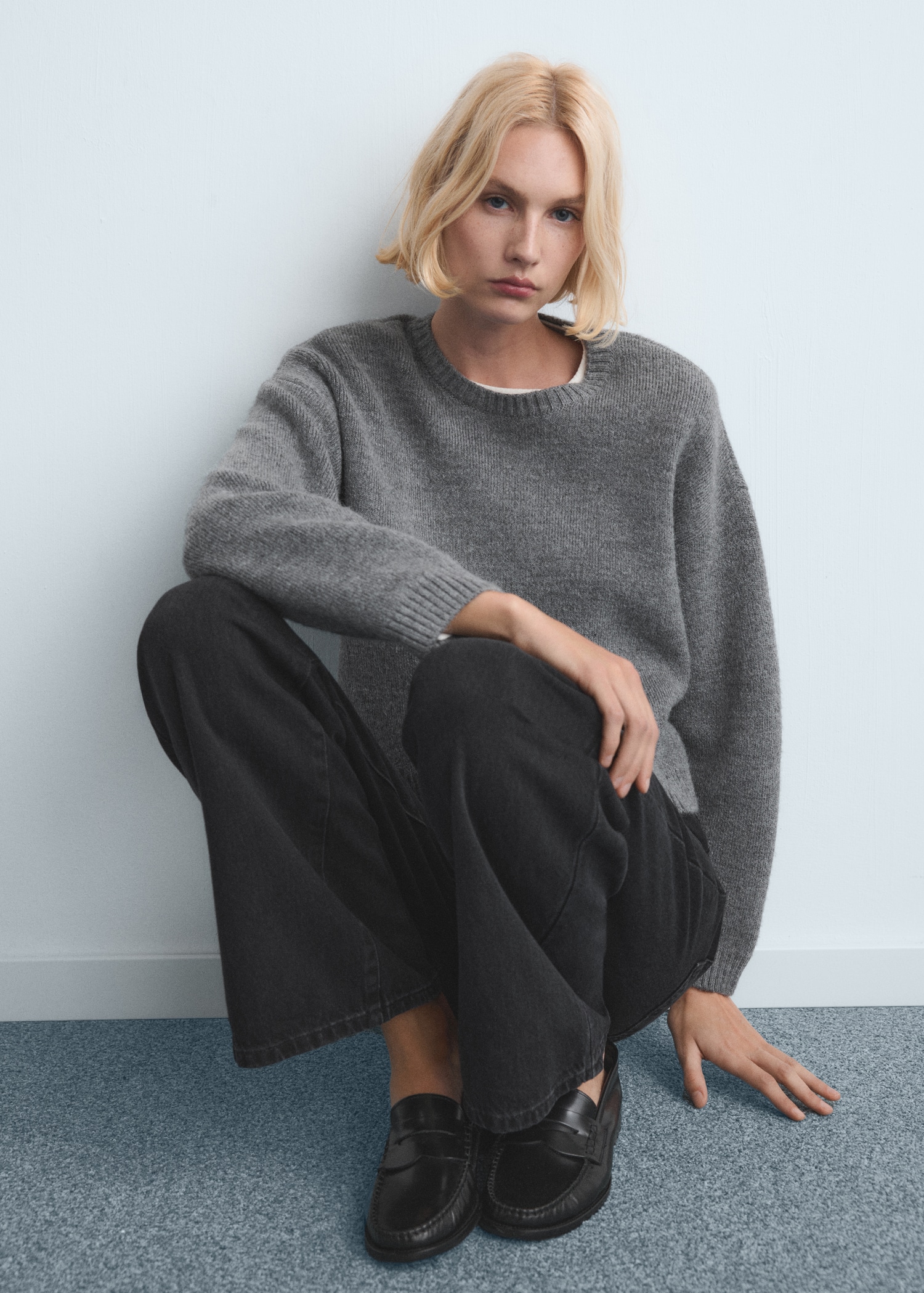 Danila high-waisted wide-leg jeans - Details of the article 1