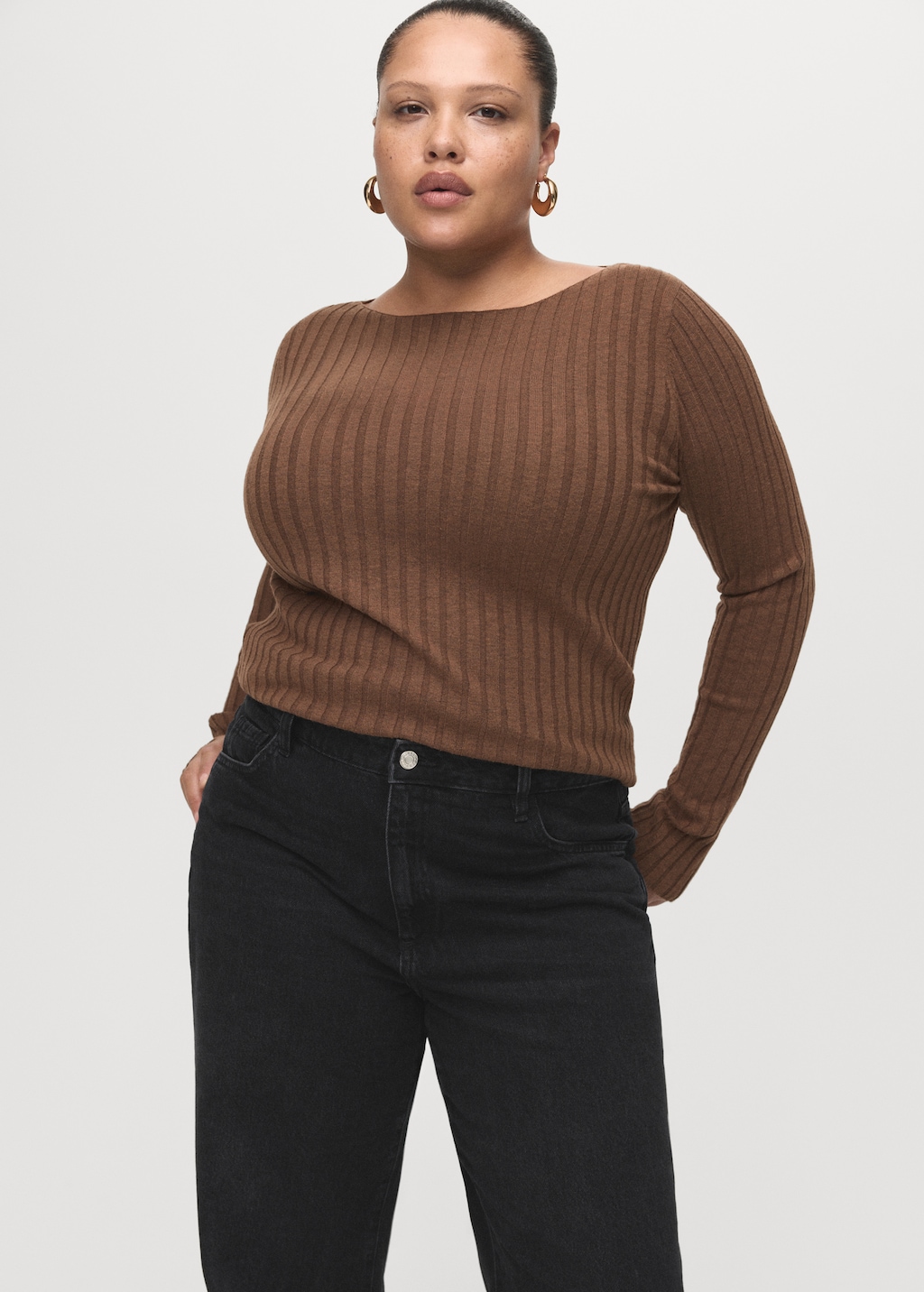 Danila high-waisted wide-leg jeans