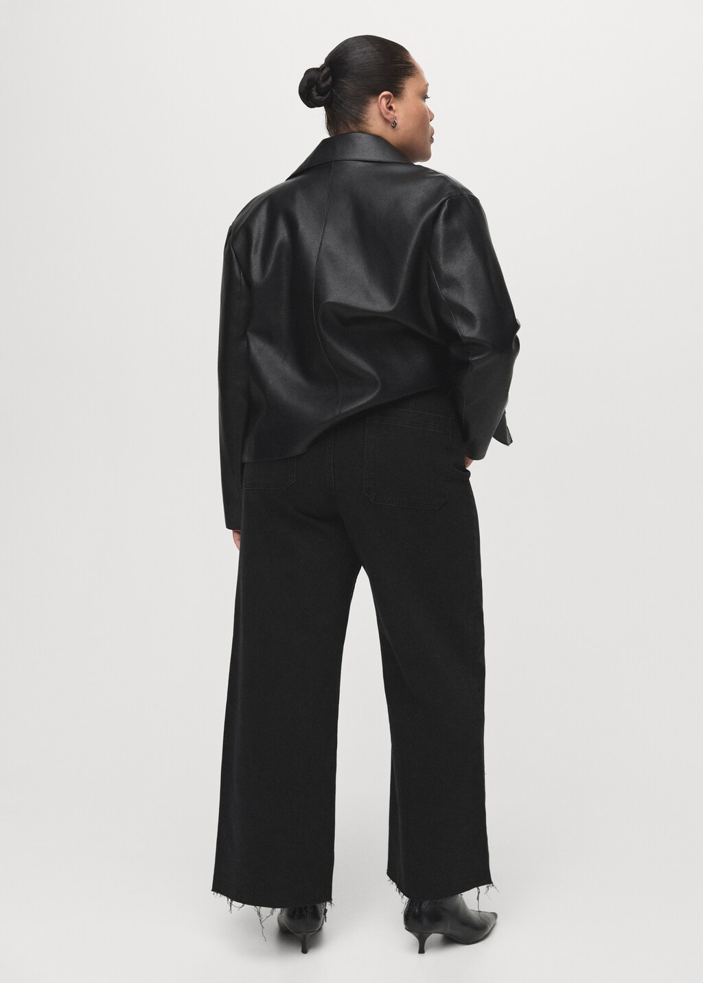 Mango Catherin culotte high-rise jeans