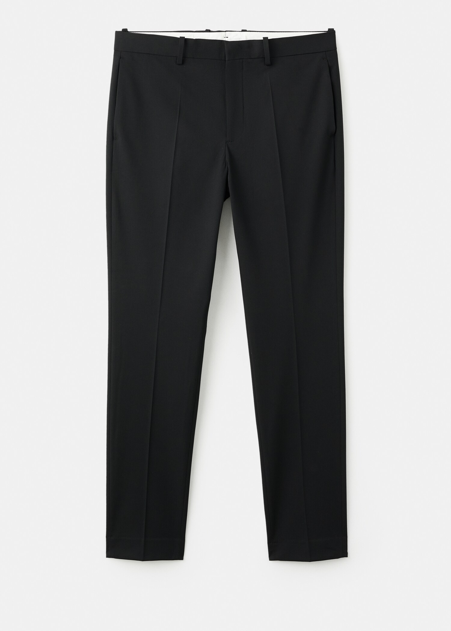 Stretch fabric super slim-fit suit trousers - Article without model