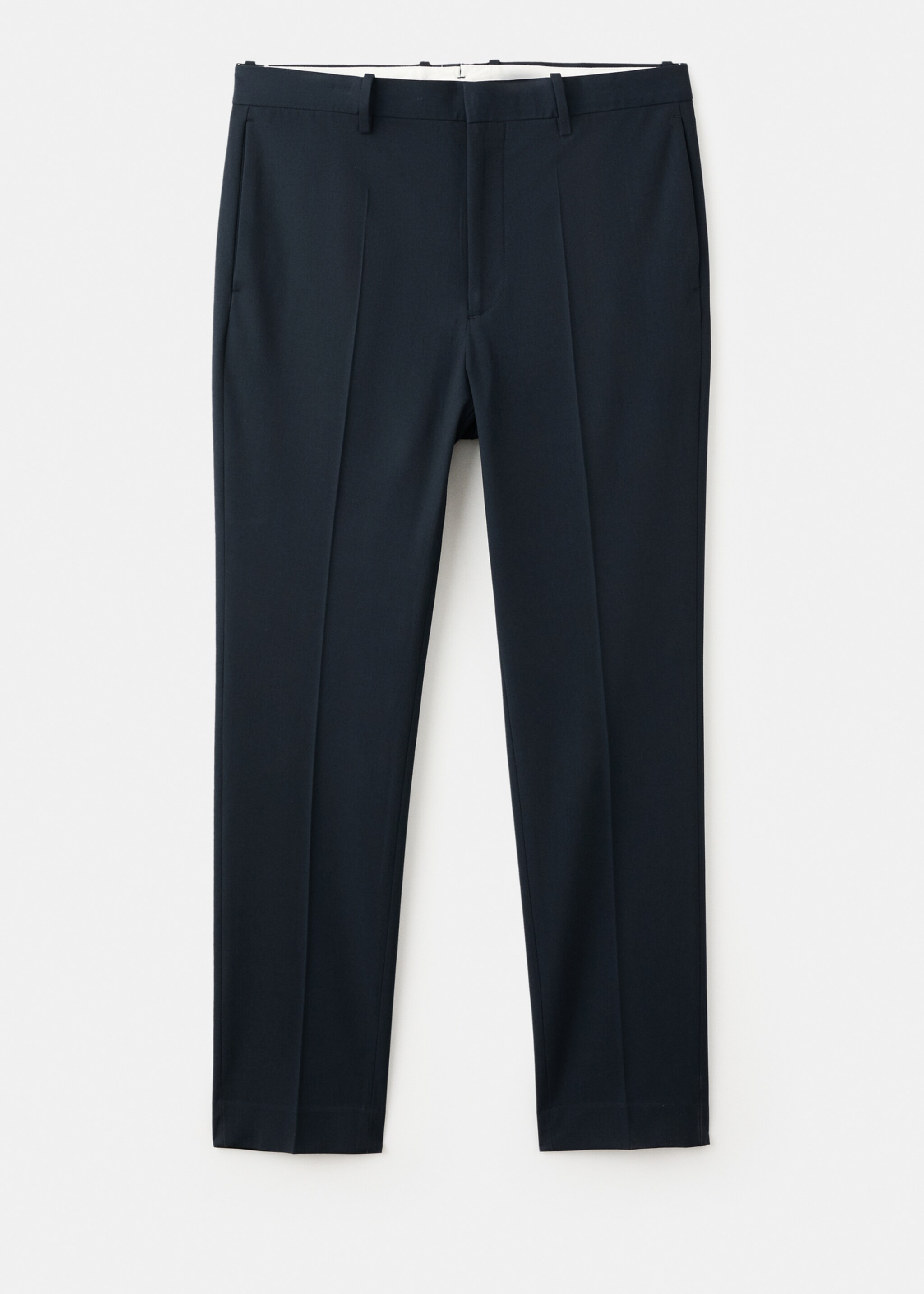 سروال بدلة سليم فيت قماش مرن - منتج دون نموذج, كحلي غامق. Ref: 27011208-00.