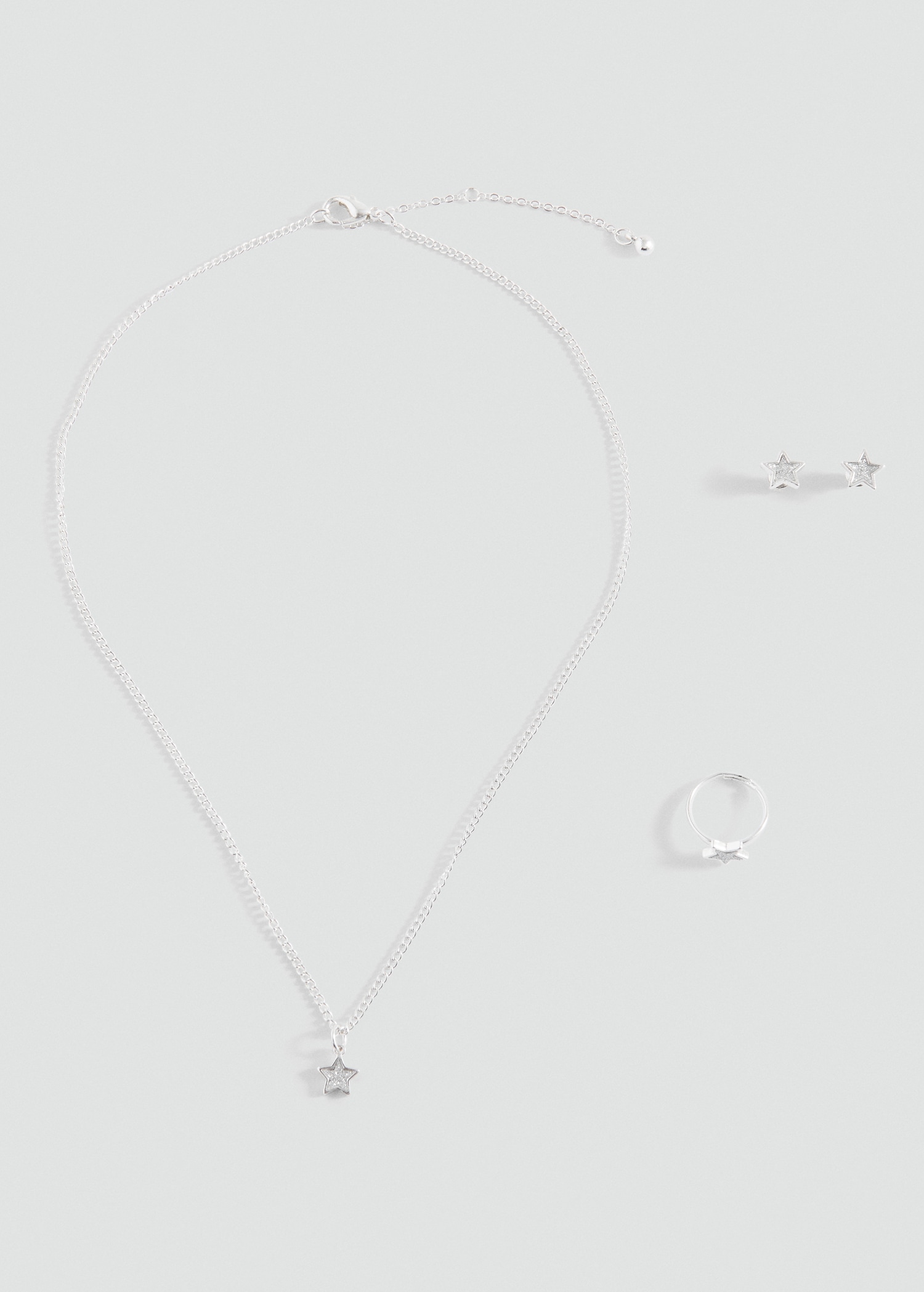 Pack of choker, earrings and ring - Article without model