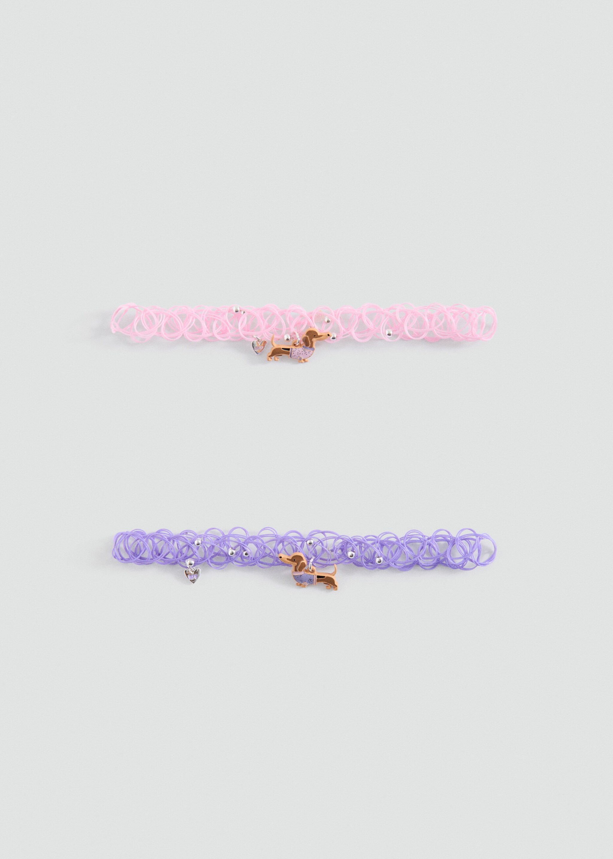 علبة تضم عقدين - منتج دون نموذج, فضي. Ref: 27011219-00.