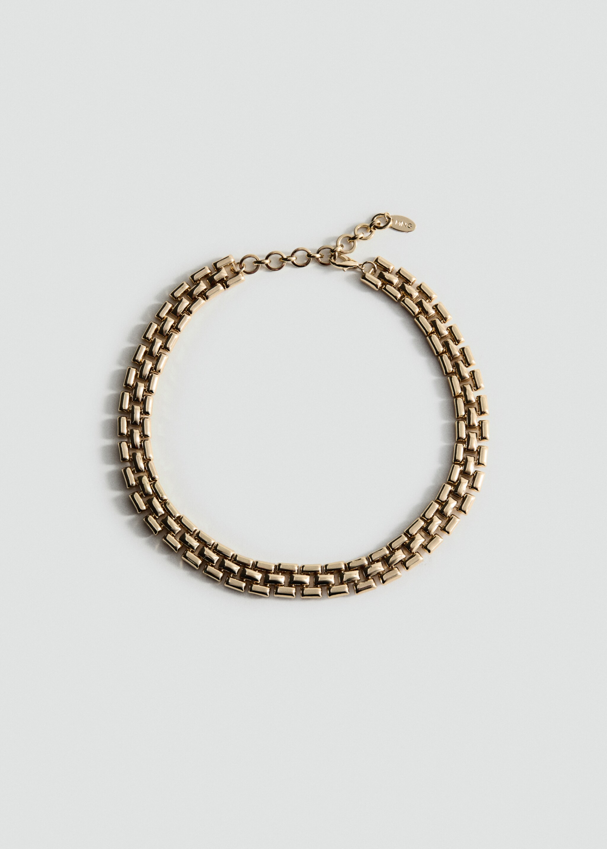 Collier double maillons - Article sans modèle, Or. Ref: 27011222-00.