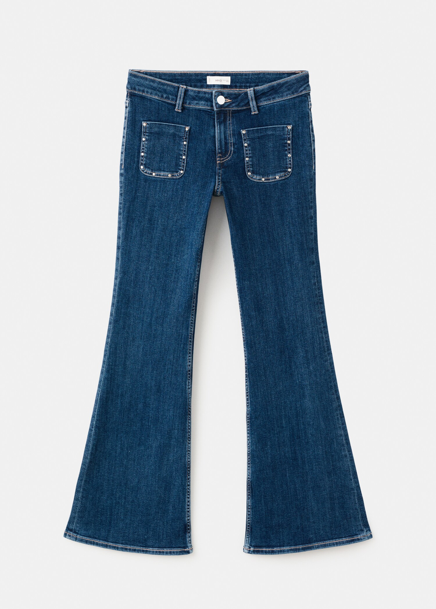 Flared jeans with studs - Article without model