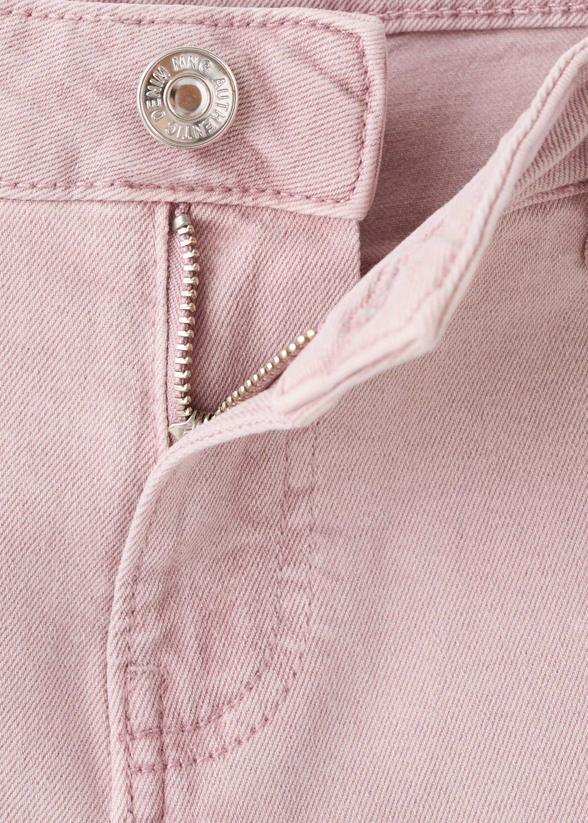 Kratší džíny flare - Detail zboží 0, Bleděrůžová. Ref: 27011226-00.