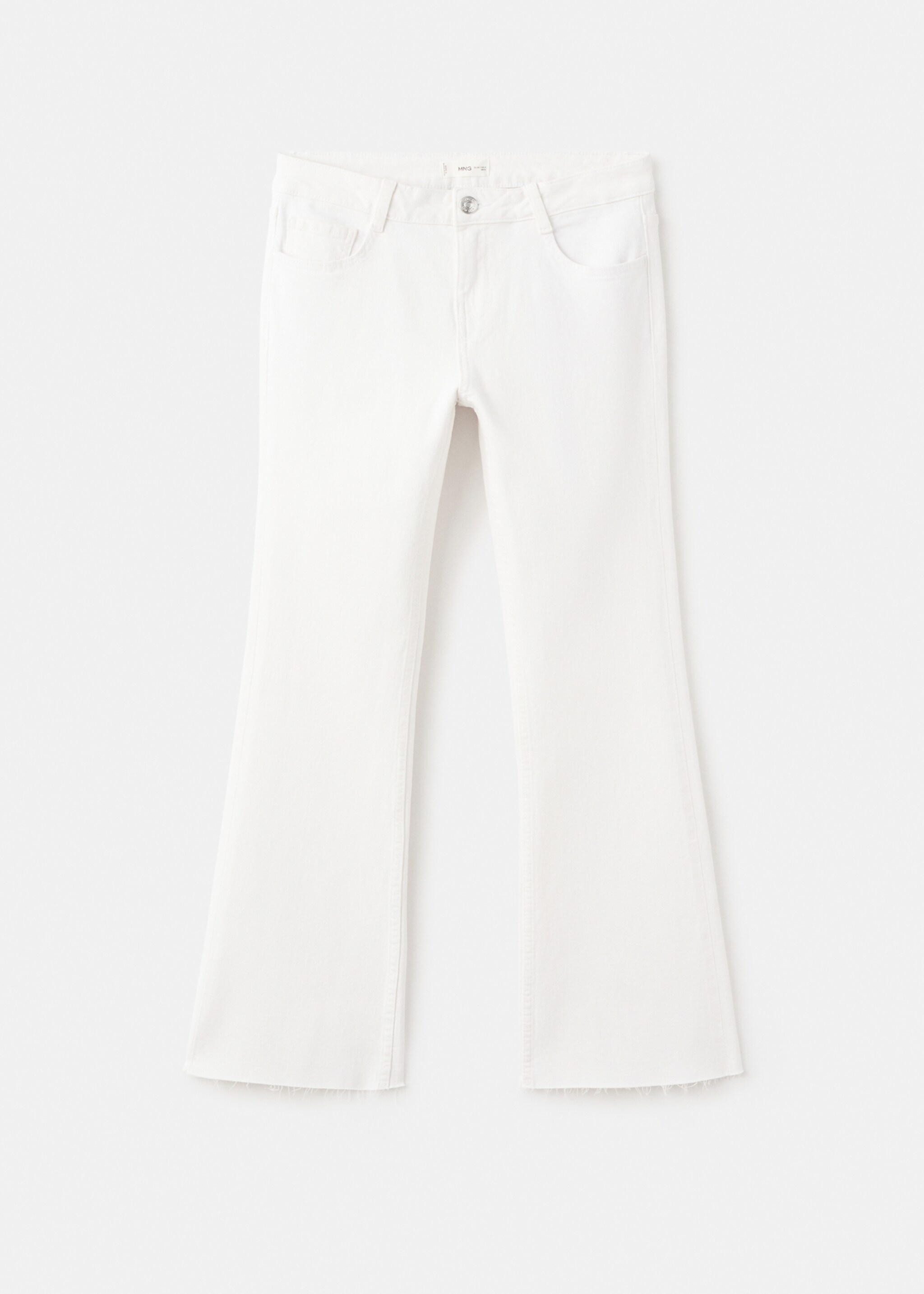 Kratší džíny flare - Zboží bez modelu, Šedobílá. Ref: 27011227-00.