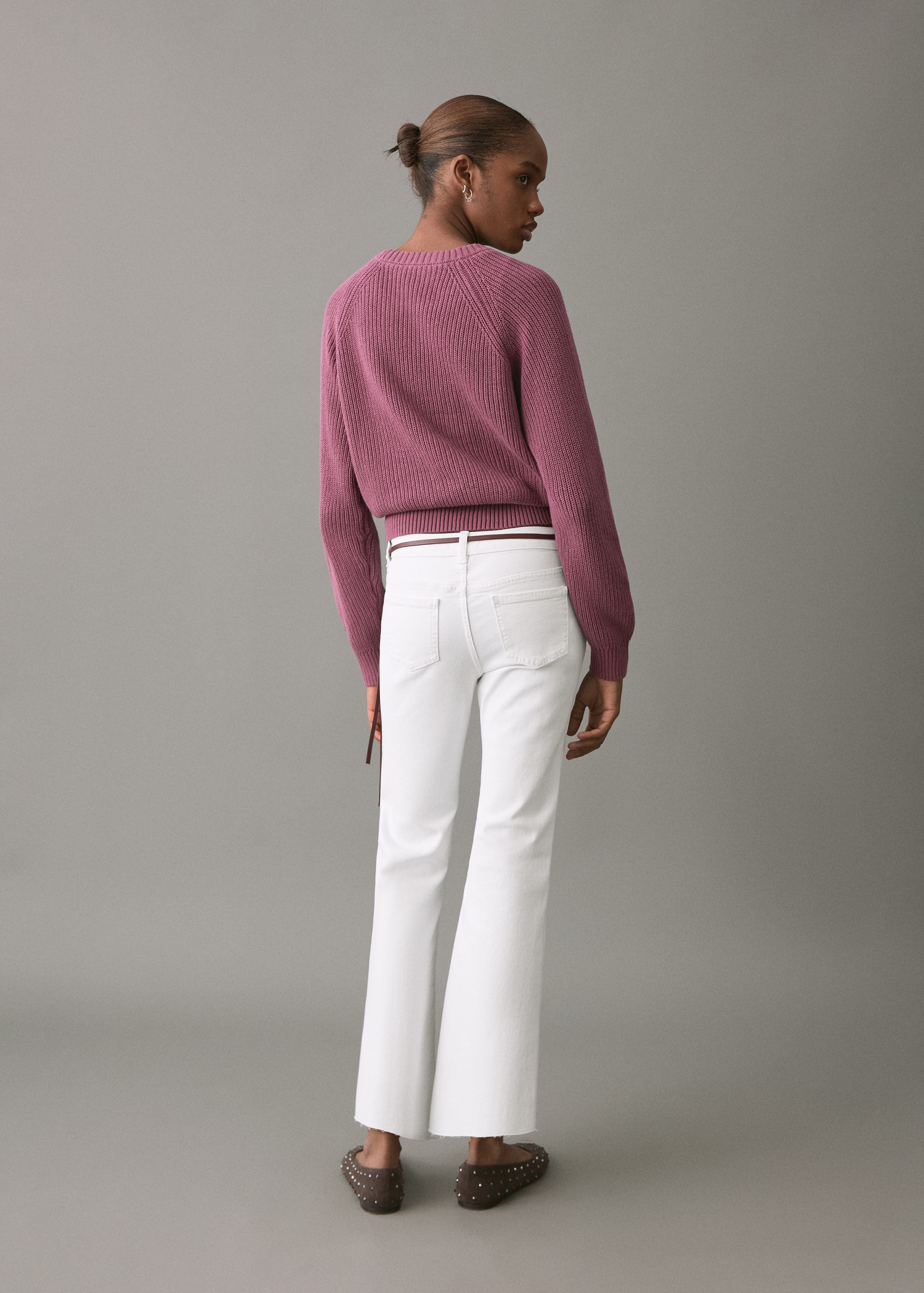 Kratší džíny flare - Zadní strana zboží