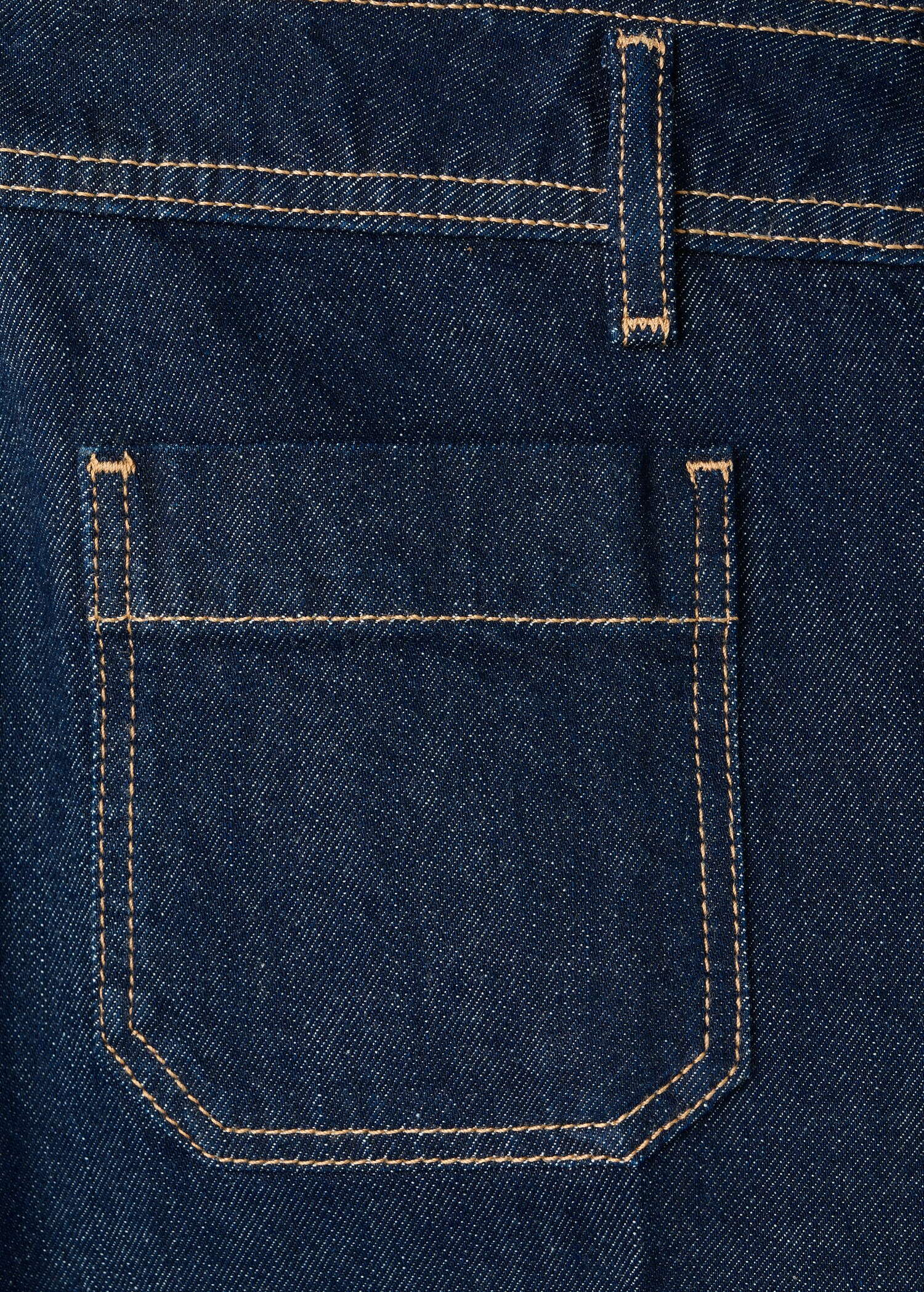 Wide-leg jeans with pockets - Details of the article 0