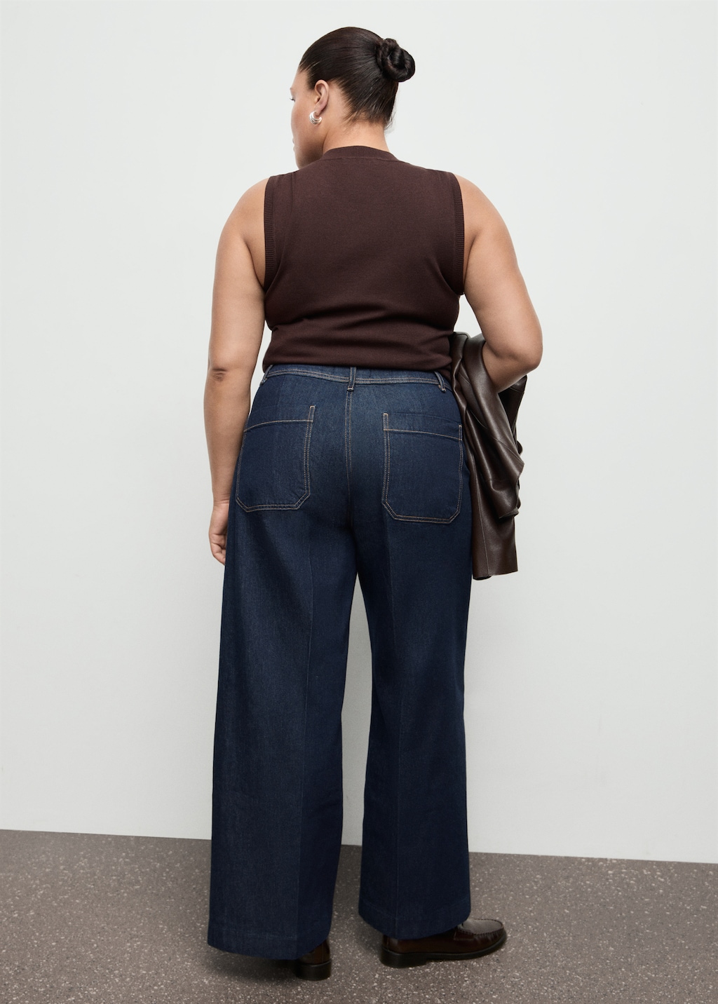 Mango Wide leg jeans with pockets