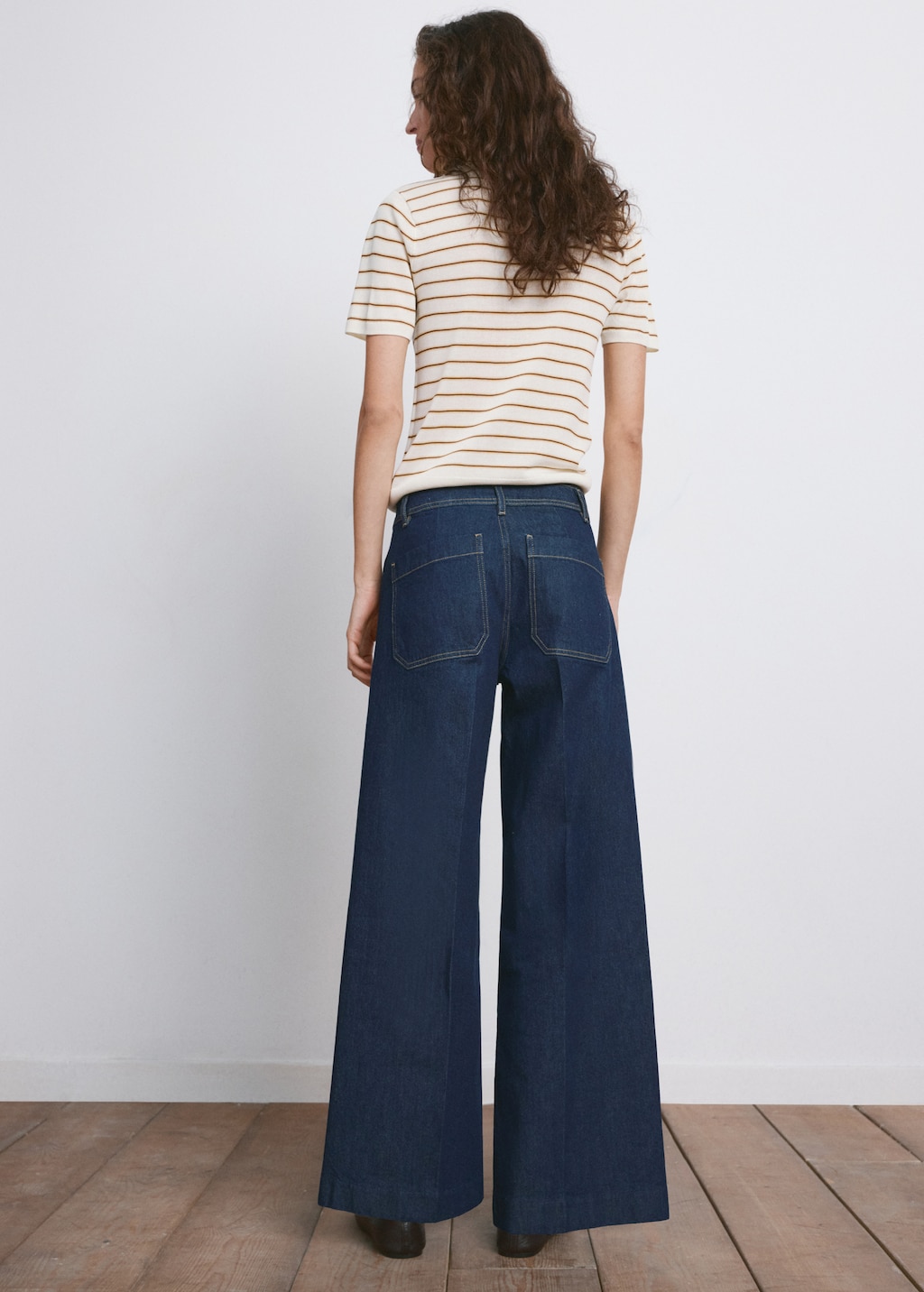 Mango Wide leg jeans with pockets