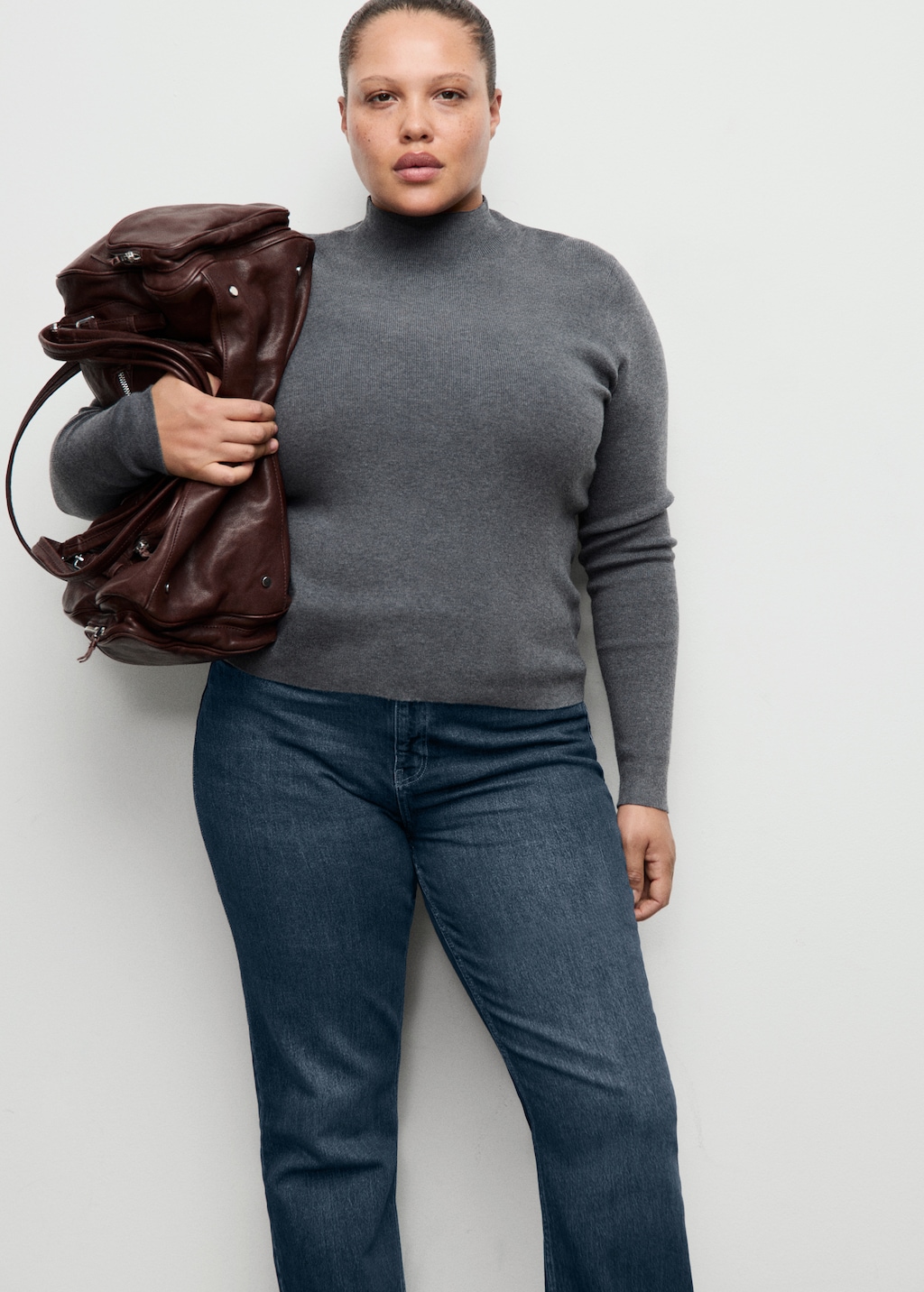 Mango Fiona flared mid-rise jeans