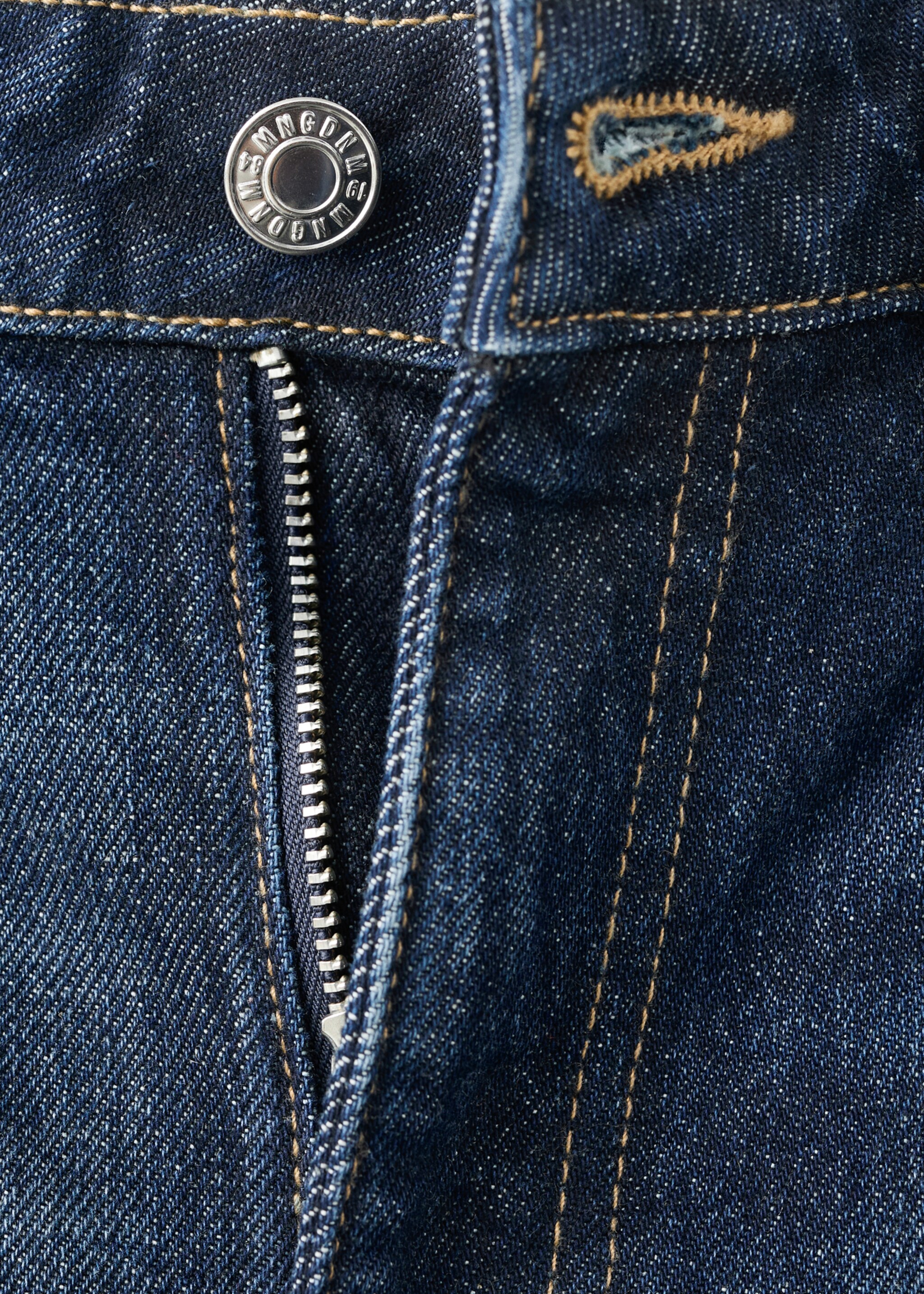 Fiona flared mid-rise jeans - Details of the article 8, Dark Blue. Ref: 27011235-00.