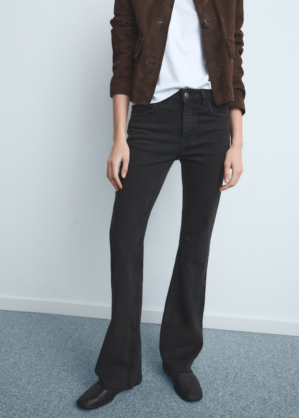 Fiona flared mid-rise jeans