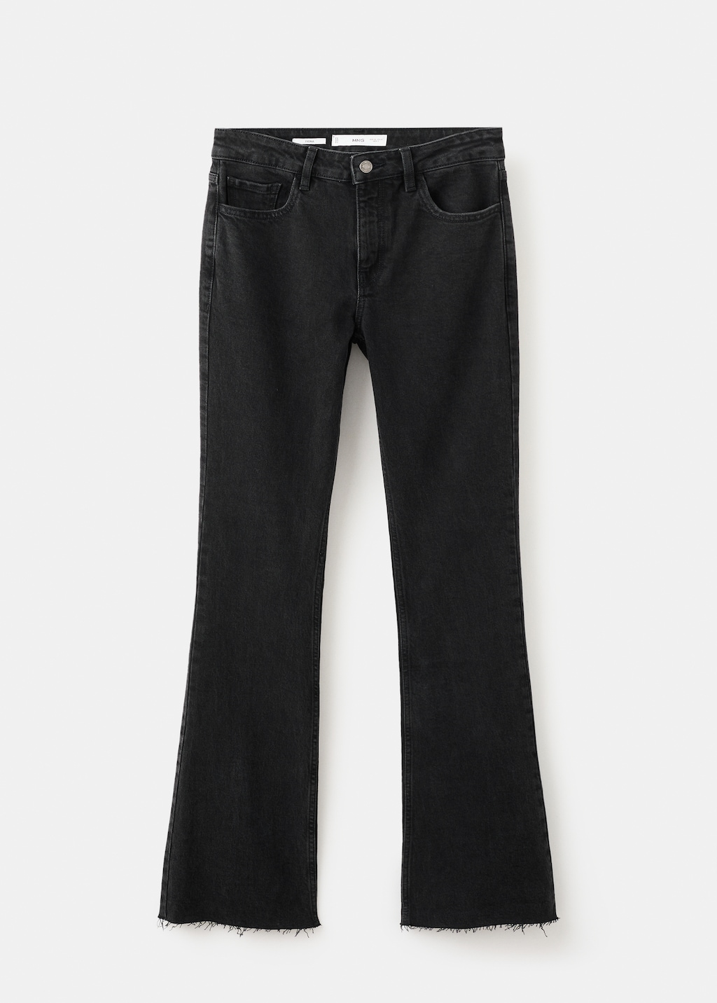 Mango Fiona flared mid-rise jeans