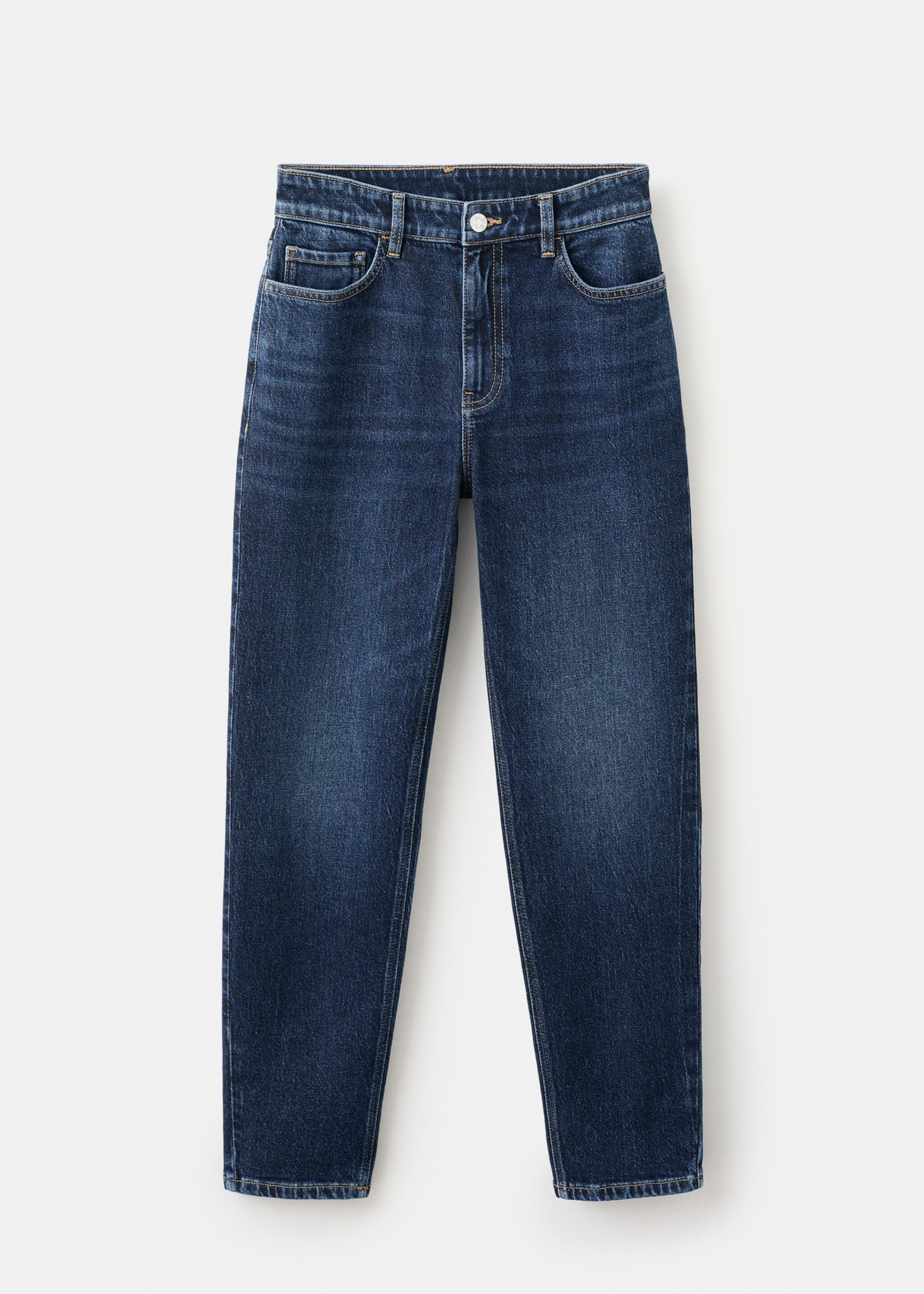 Newmom comfort high-rise jeans - Article without model, Dark Blue. Ref: 27011237-00.