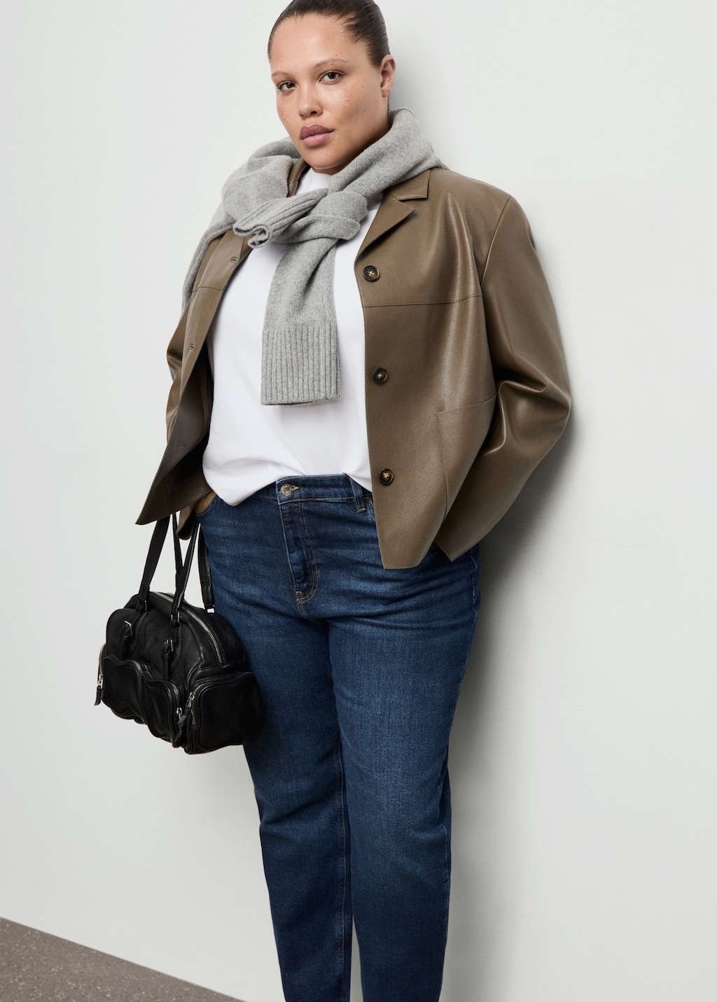 Mango Newmom comfort high-rise jeans