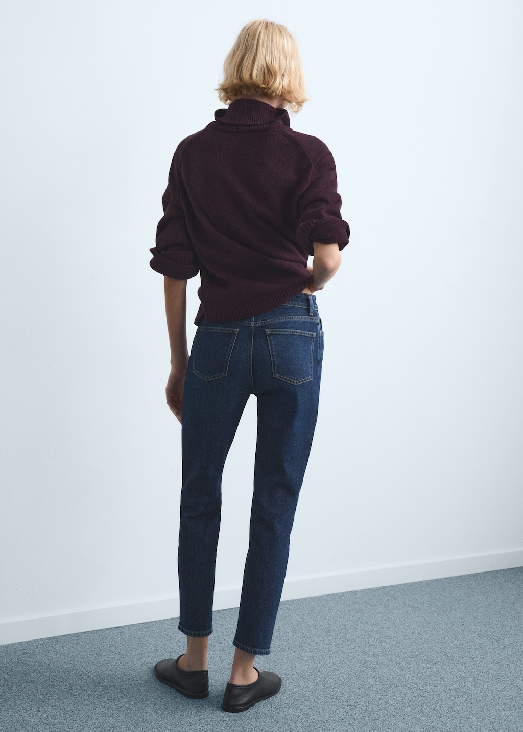 Mango Newmom comfort high-rise jeans