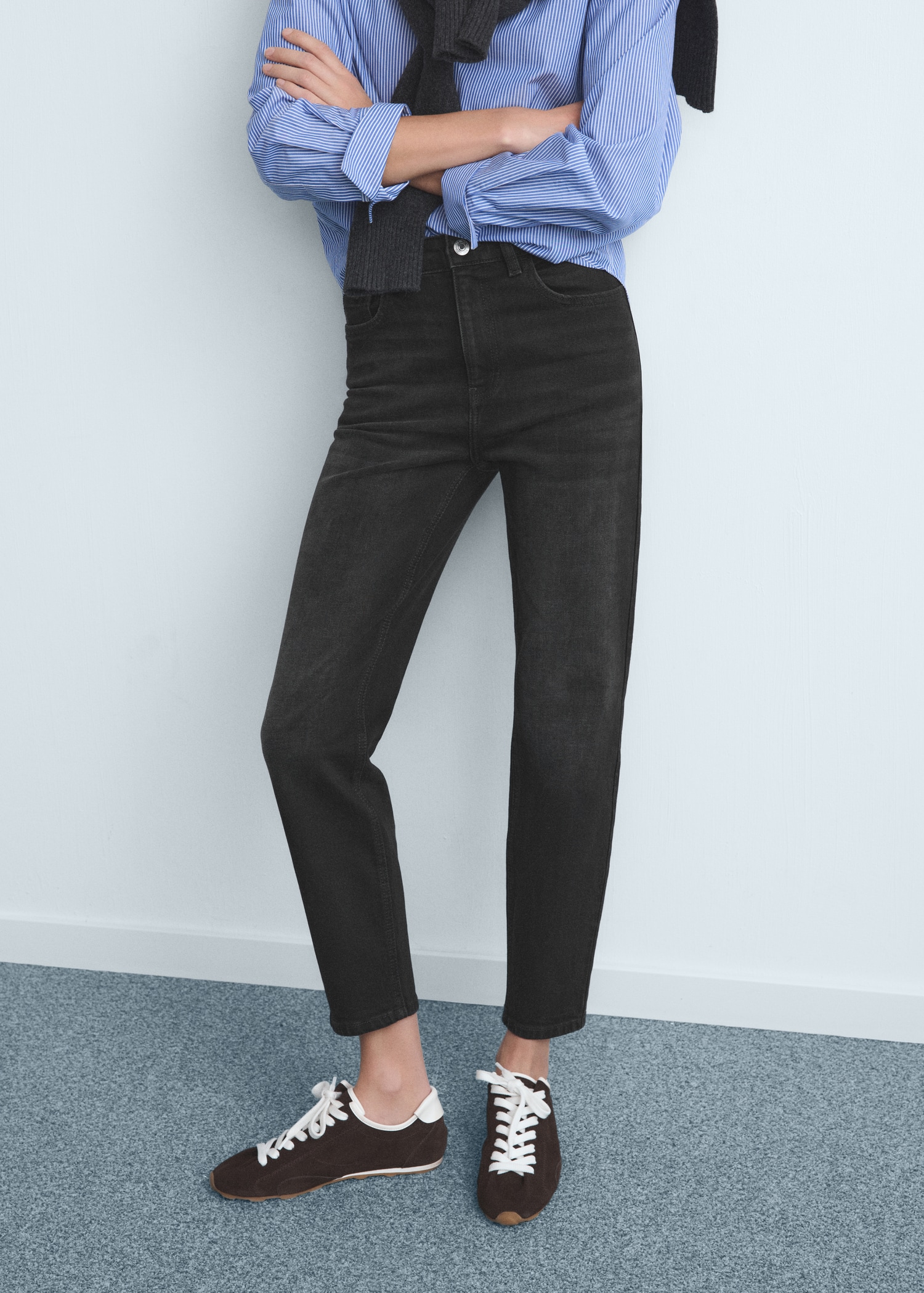 Newmom comfort high-rise jeans - Medium plane