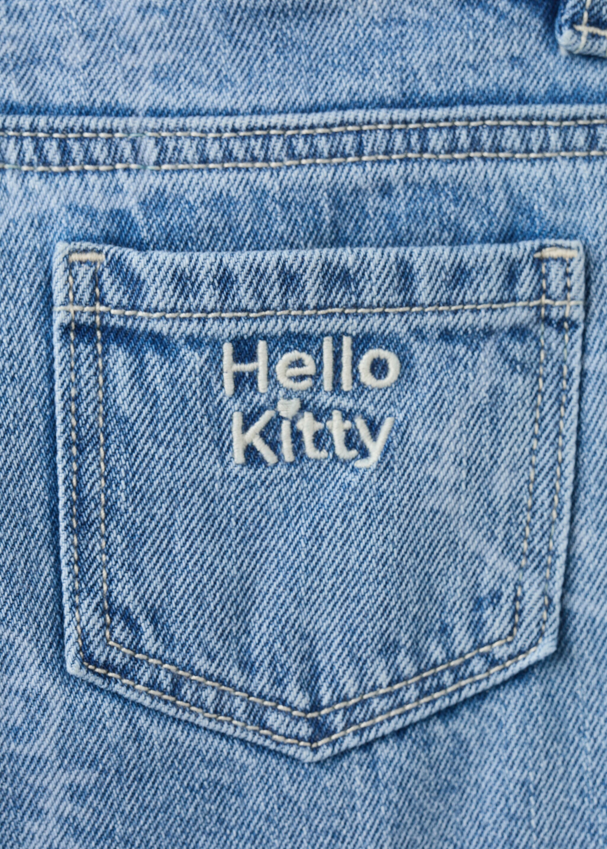 Hello Kitty jeans - Details of the article 0, Light Blue. Ref: 27011239-00.