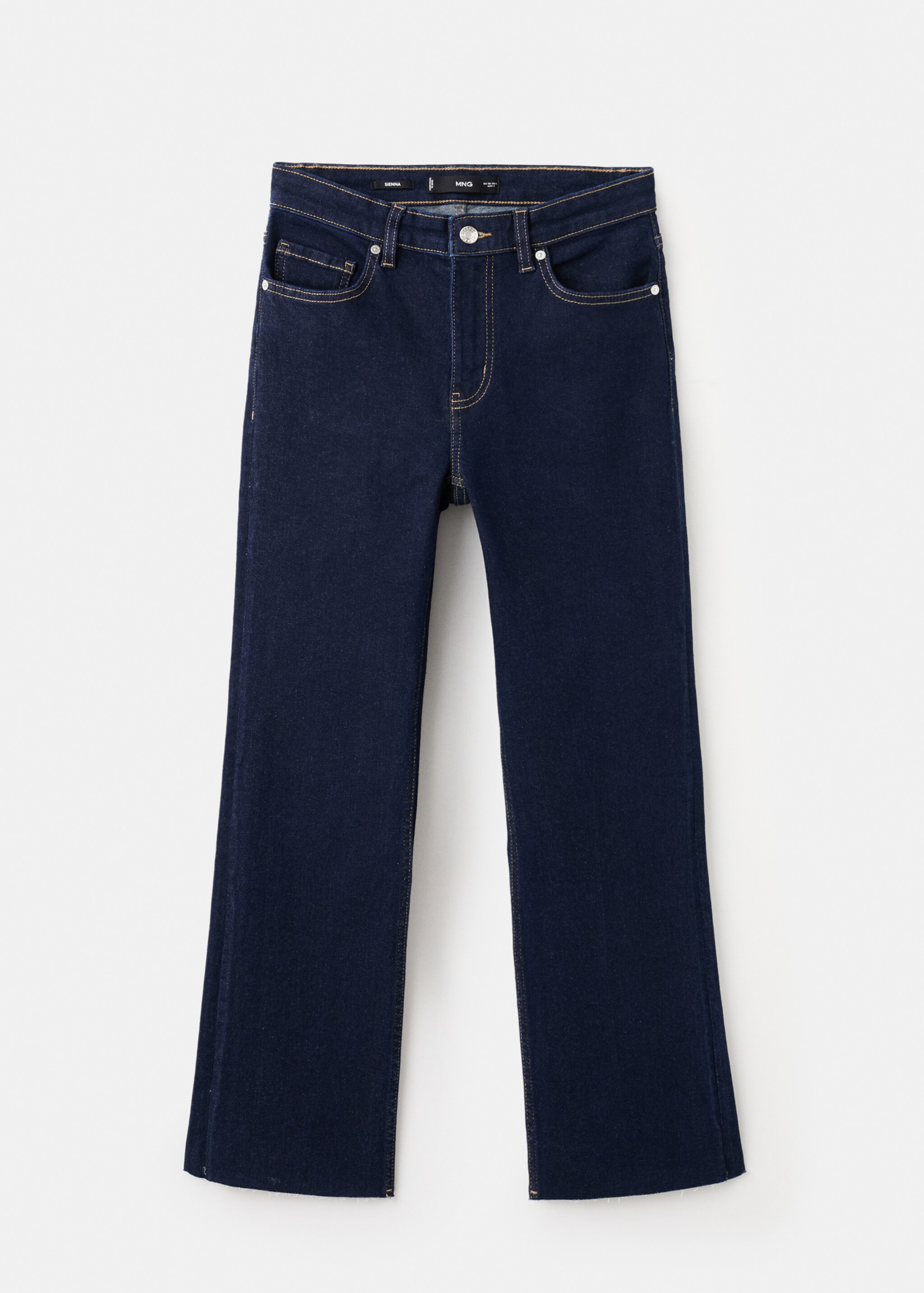 Sienna flared cropped jeans - Article without model, Open Blue. Ref: 27011241-00.