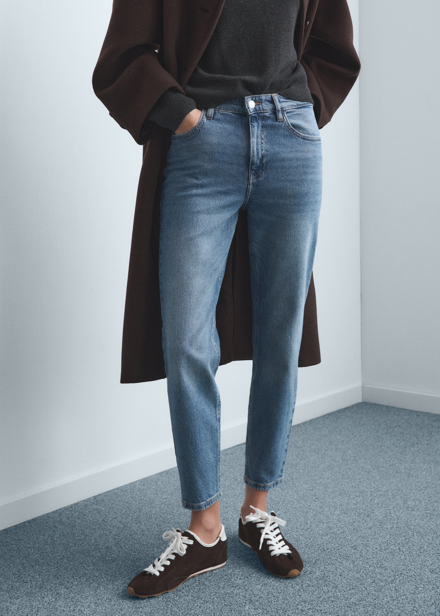 Newmom comfort high-rise jeans - Medium plane