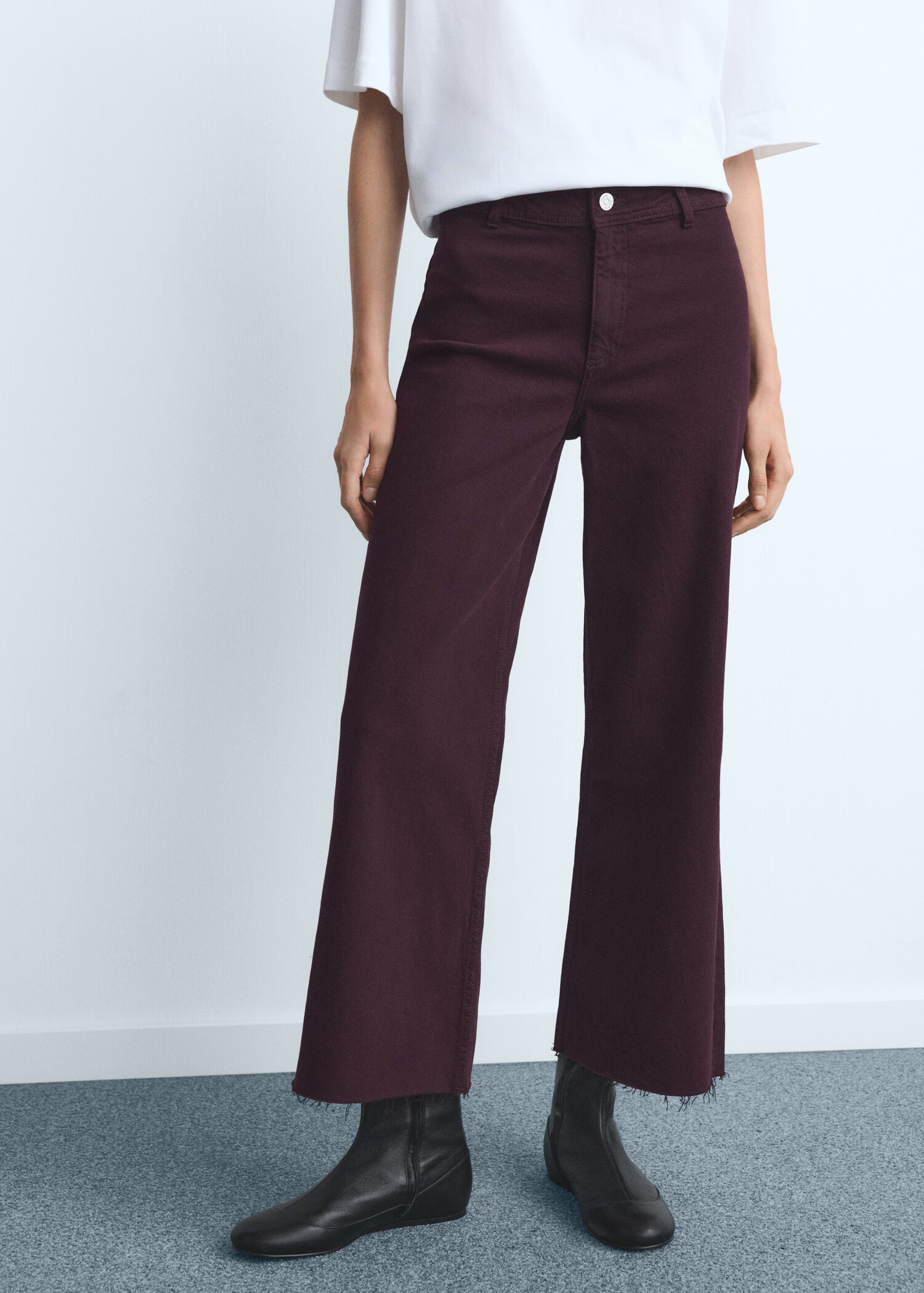 Catherin culotte high-rise jeans - Medium plane