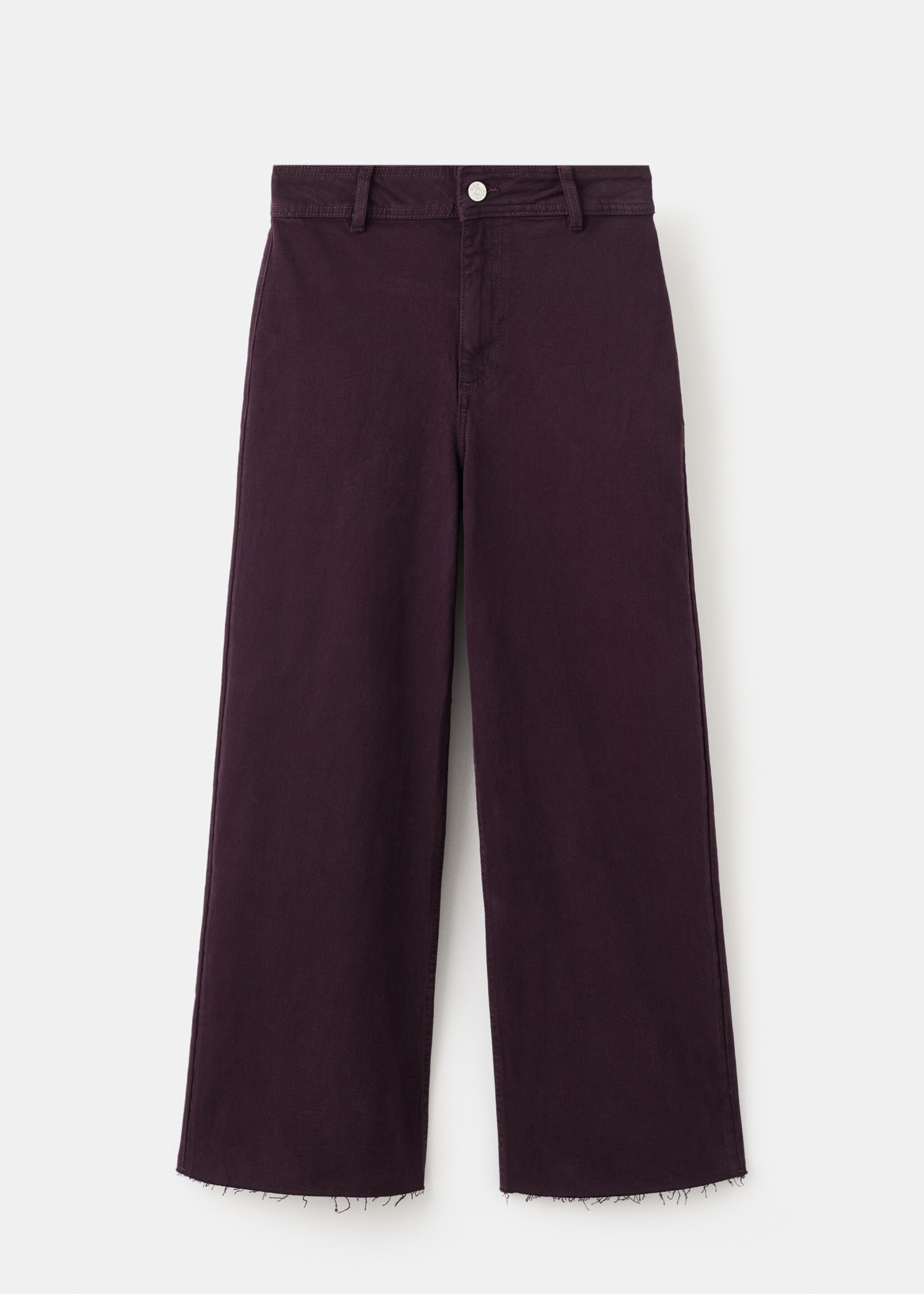 Catherin culotte high-rise jeans - Article without model, Wine. Ref: 27011245-00.