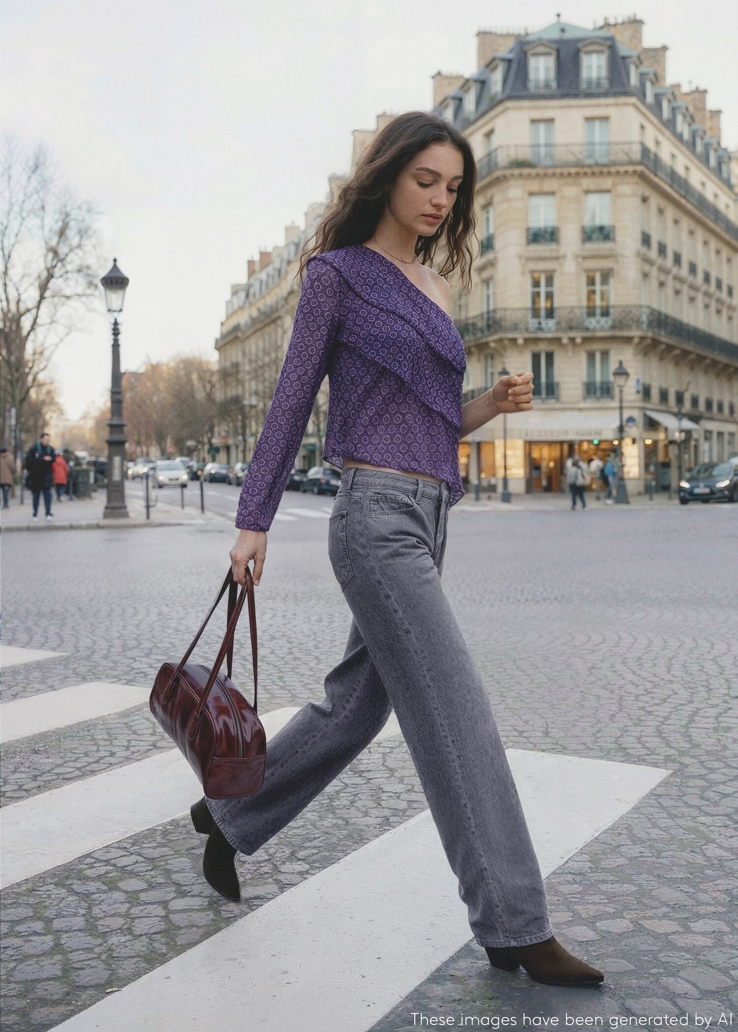 Barrel jeans with low waist - Details of the article 5